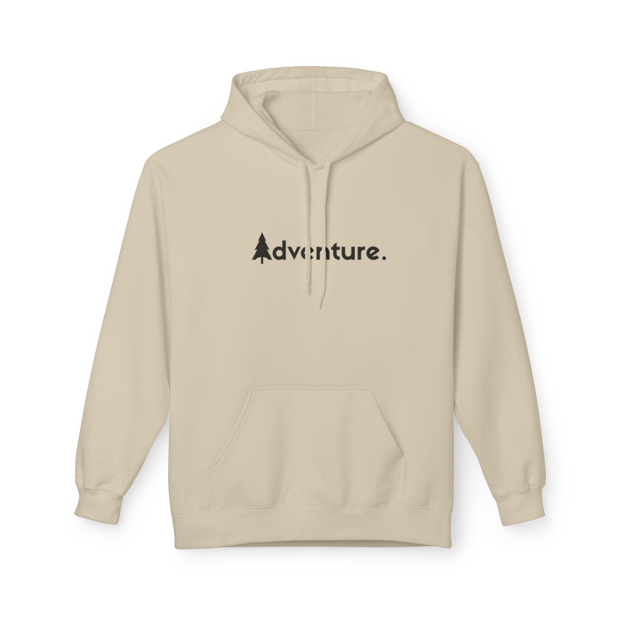 Adventure Hoodie — Minimal Mountain Graphic Pullover