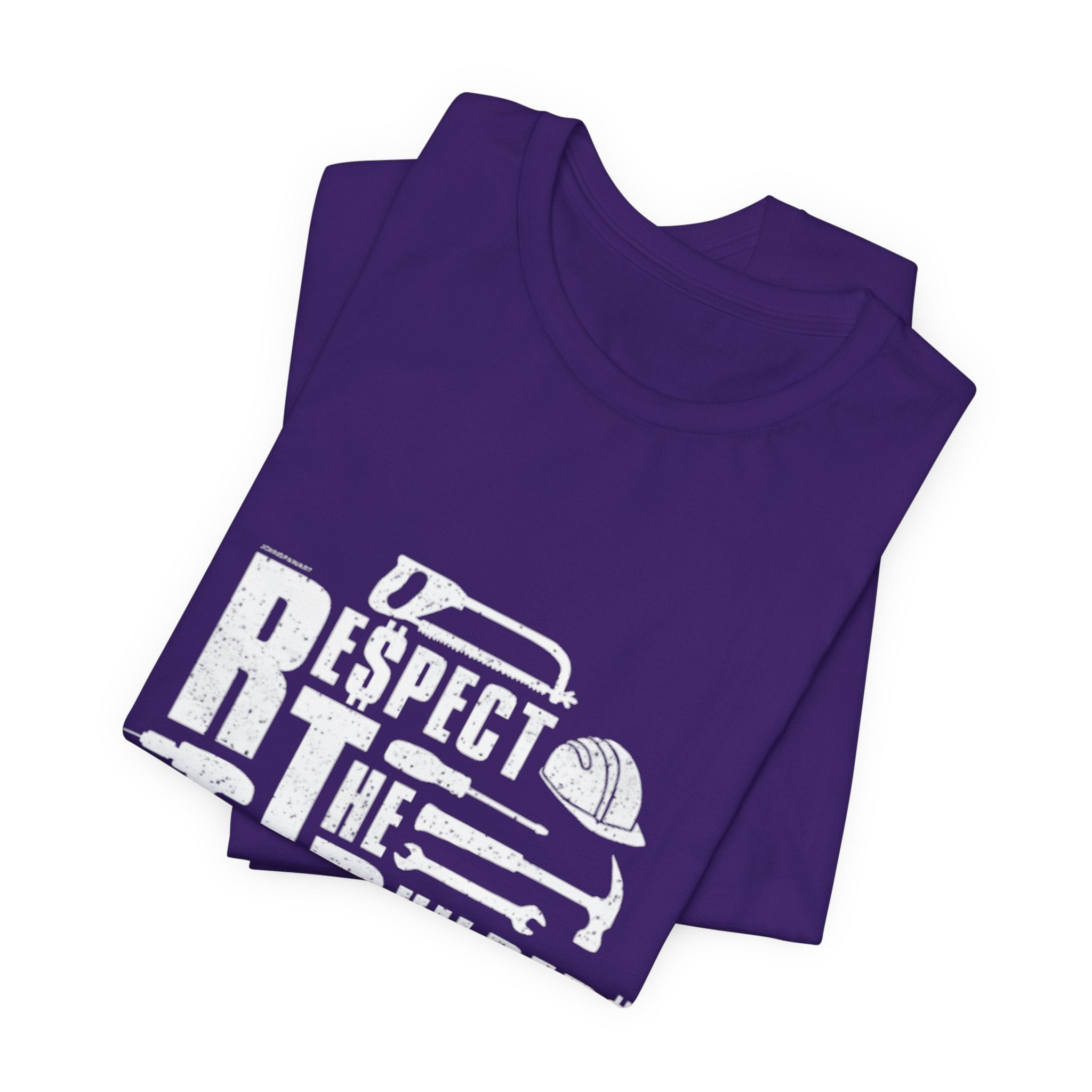 Respect The Builders T-Shirt – Construction Tools Graphic Tee
