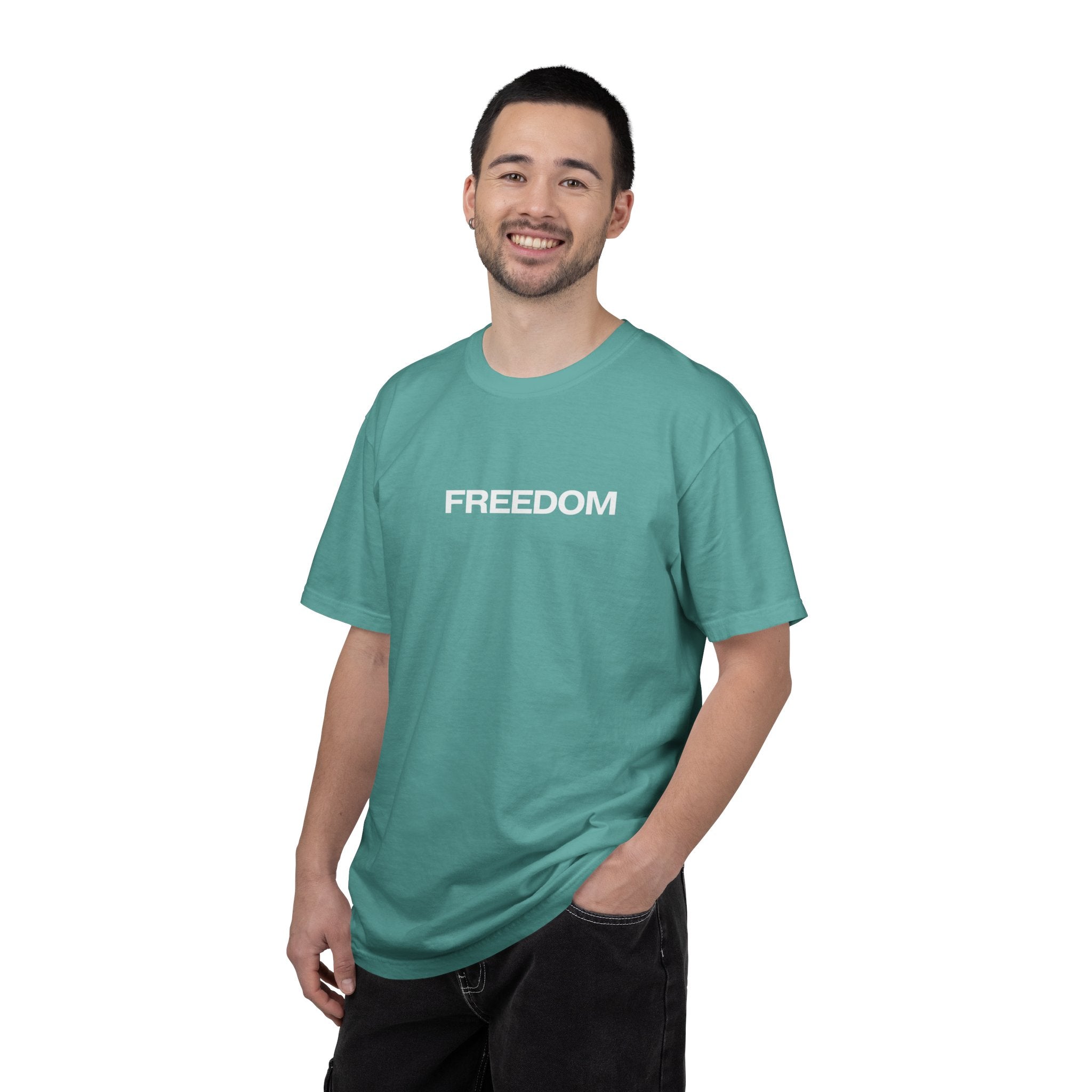 Freedom Angel T-Shirt — Graphic Garment-Dyed Tee