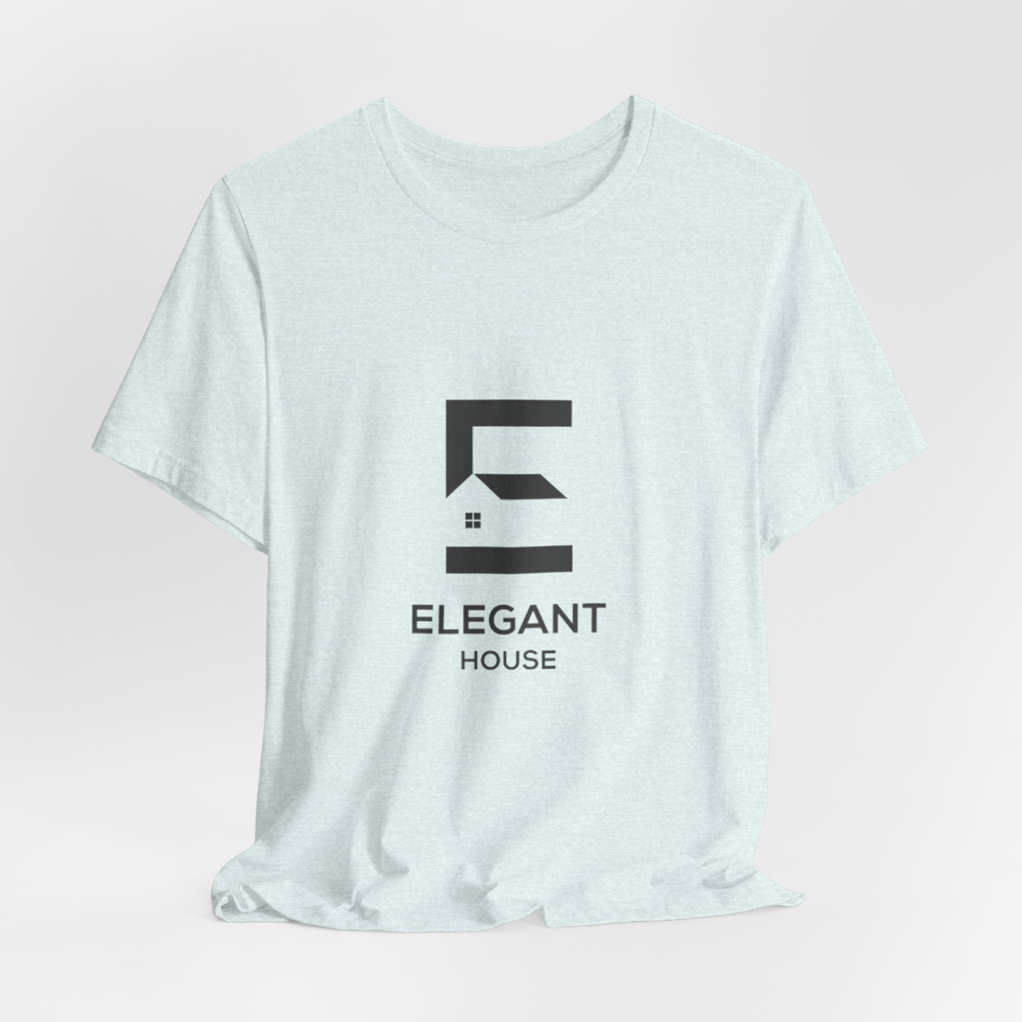 Elegant House Logo T-Shirt — Minimal Real Estate Branding Tee