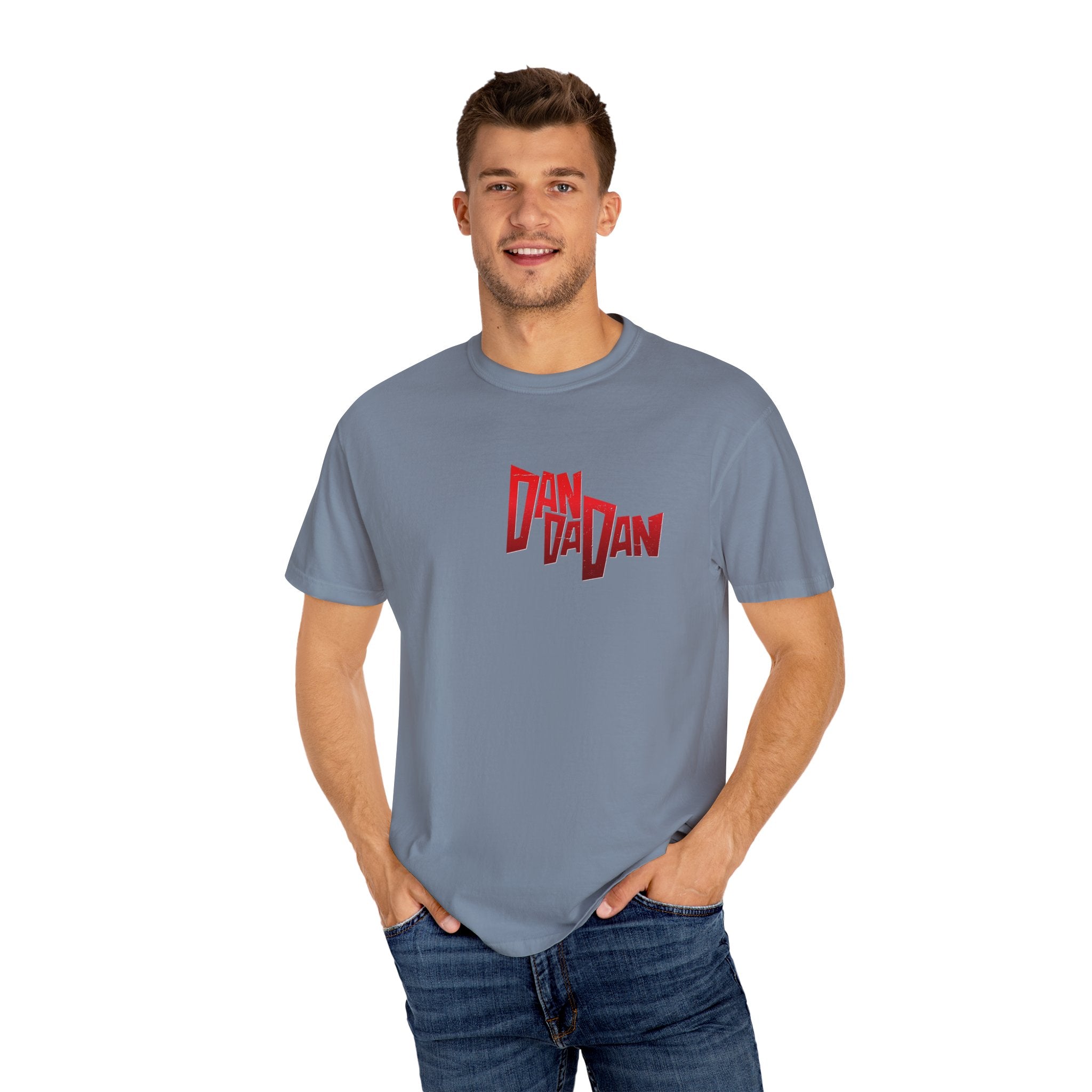 Garment-Dyed Graphic T-Shirt, Cool Anime Tee, Casual Streetwear, Gift for Fans, Trendy Graphic Top, Everyday Wear