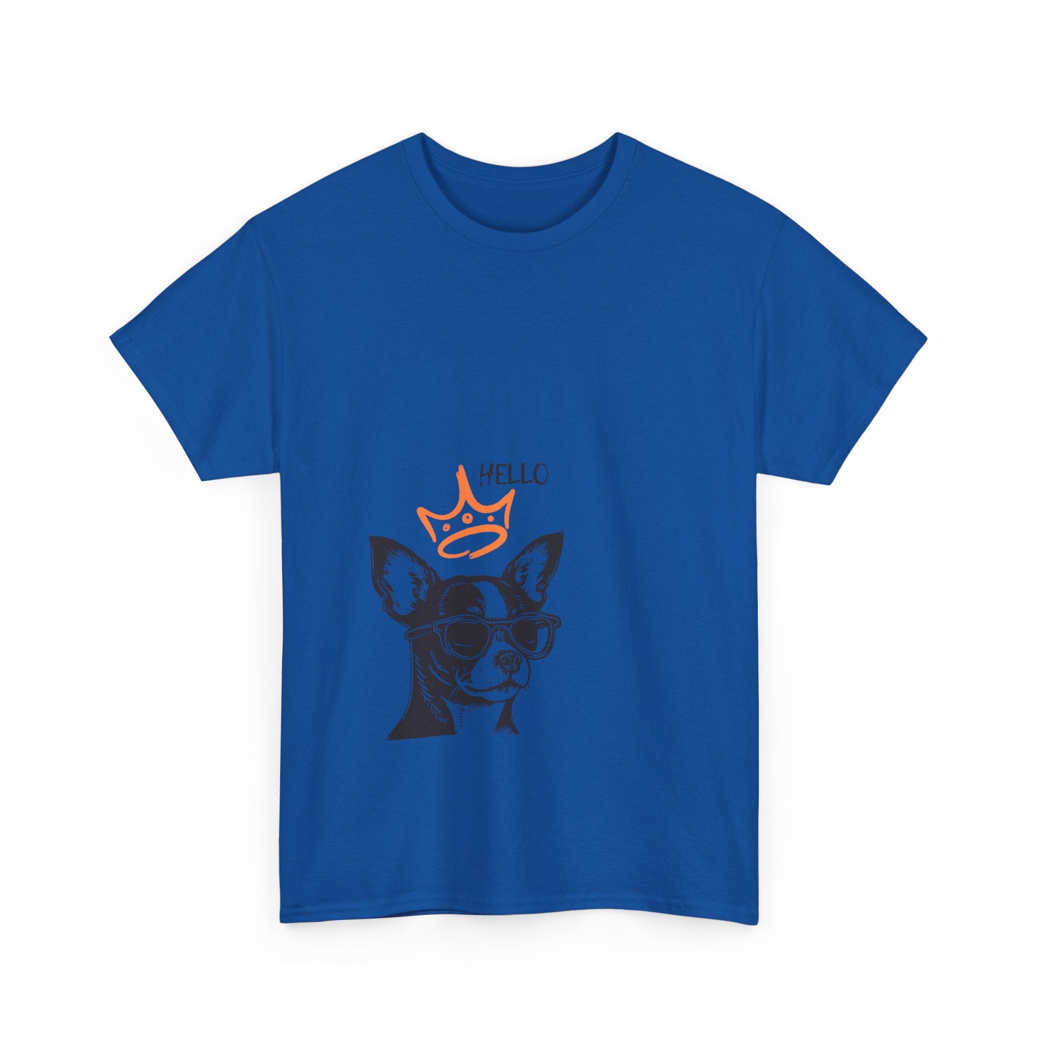 Chihuahua Crown Tee — Cute Sunglasses Dog Graphic T-Shirt