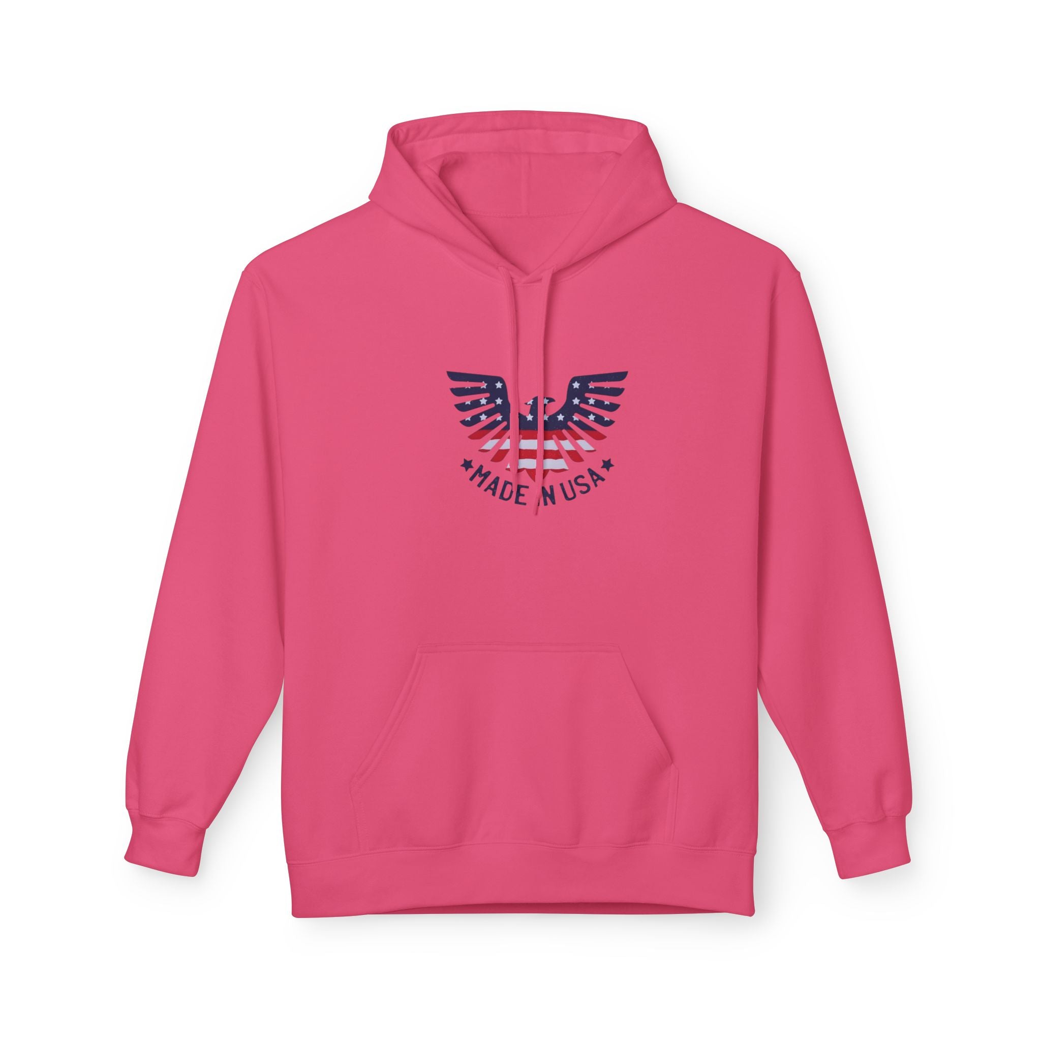 Made in USA Eagle Hoodie – Patriotic American Flag Pullover