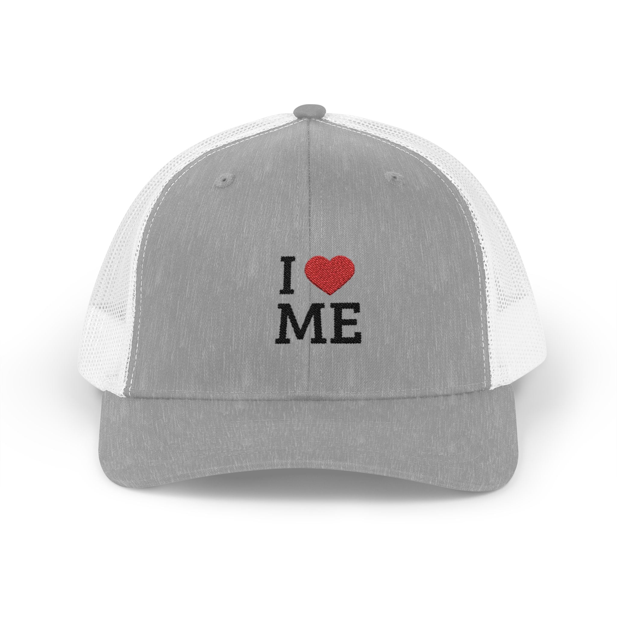I  ME Embroidered Trucker Cap — Self-Love Snapback Hat
