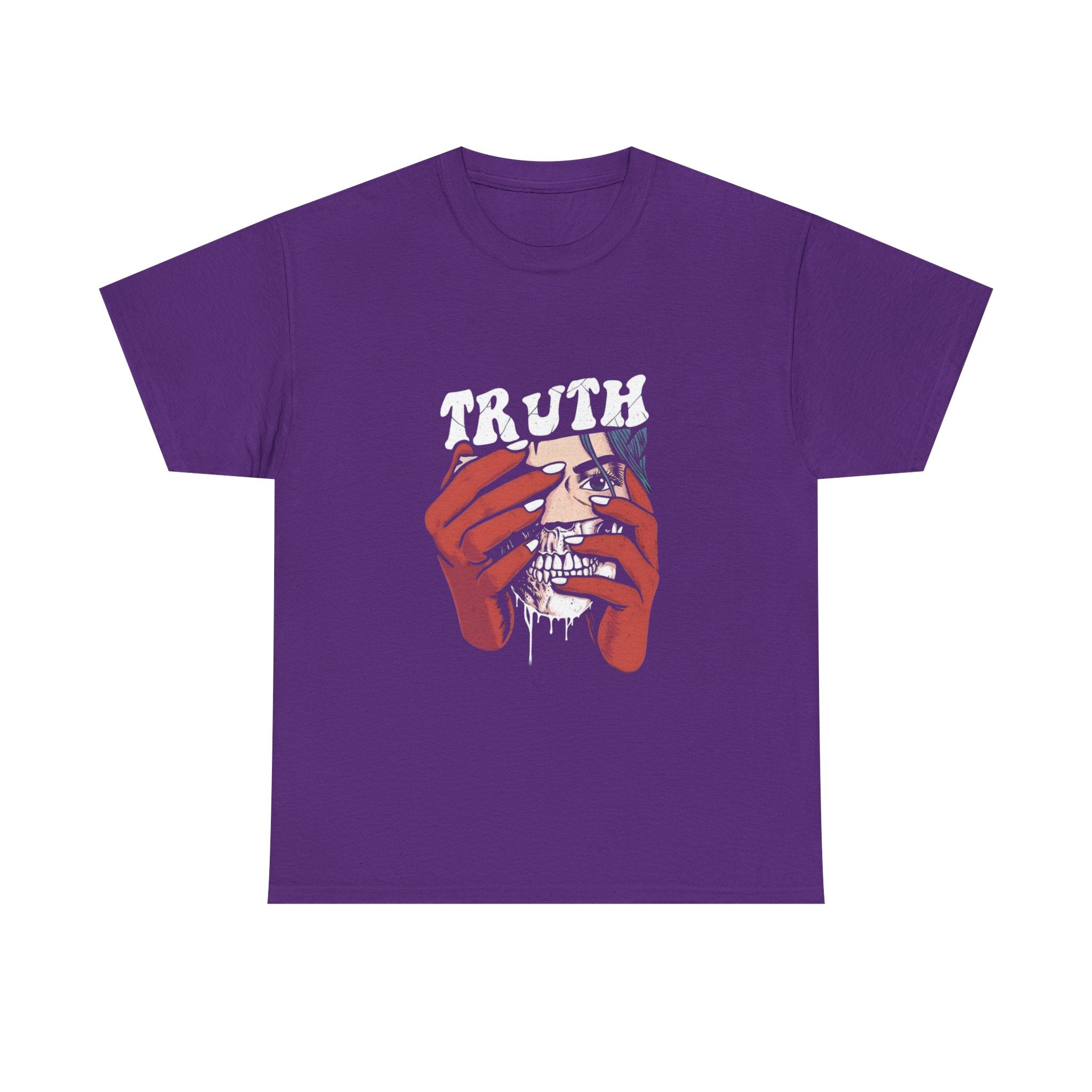 Bold Graphic Tee with 'Truth' Design, Unisex Cotton T-Shirt, Casual Wear, Ideals Statement Shirt, Trendy Gift Idea