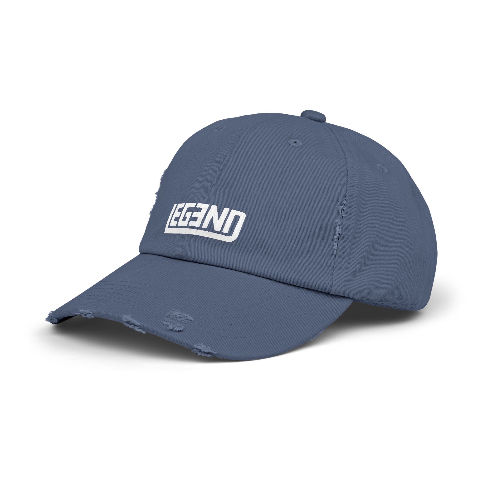 Legend Unisex Distressed Cap - Casual Statement Headwear