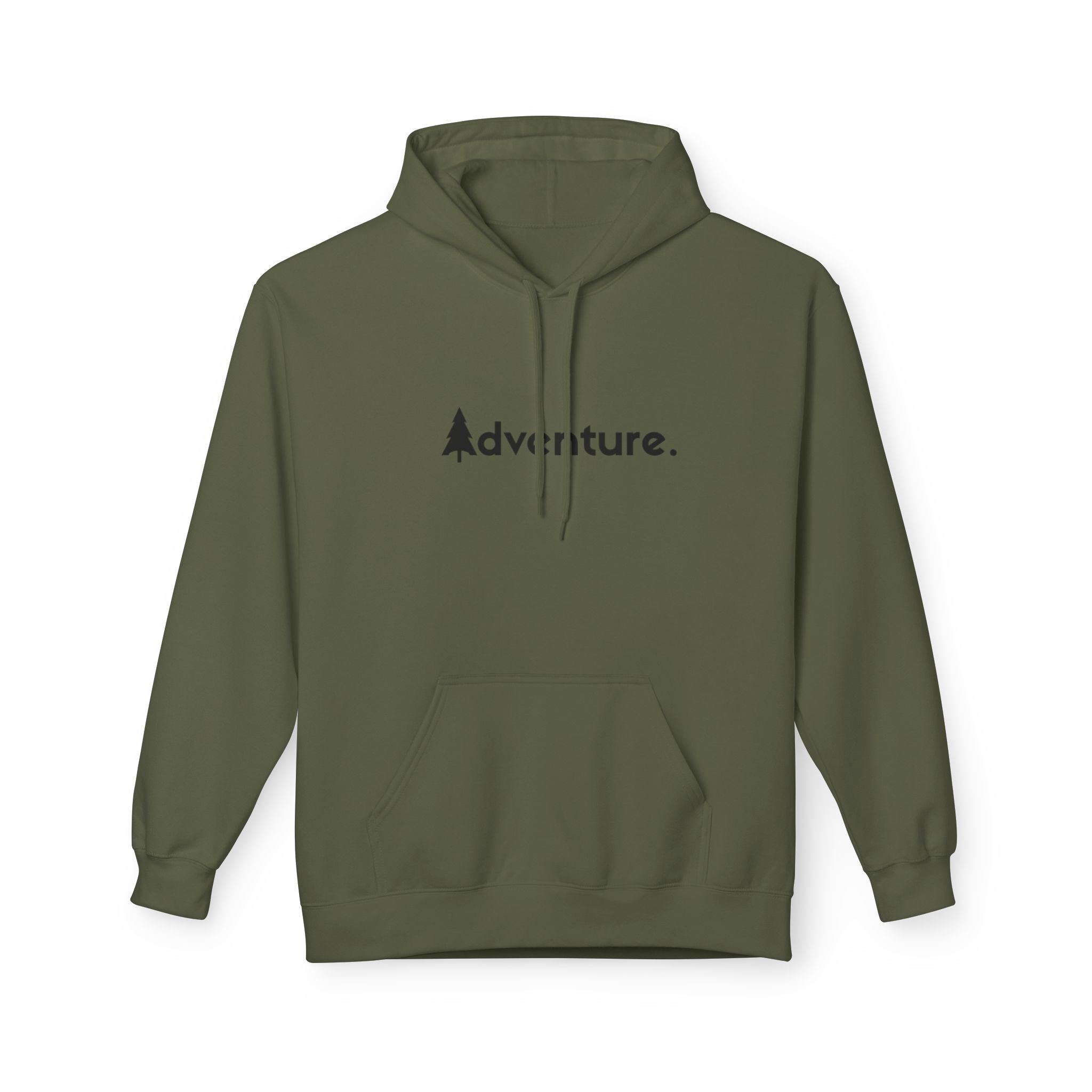 Adventure Hoodie — Minimal Mountain Graphic Pullover