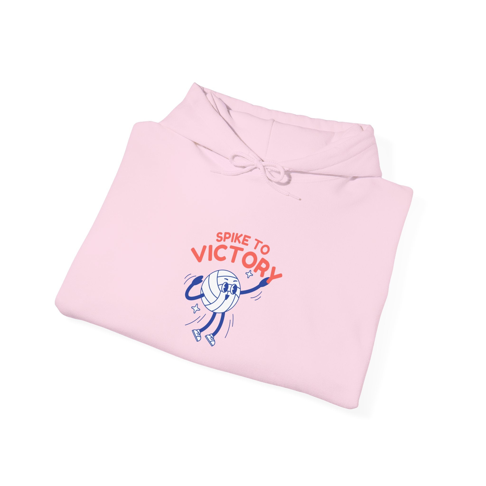 Victory Spike Volleyball Hoodie — 'Spike to Victory' Retro Volleyball Player Design