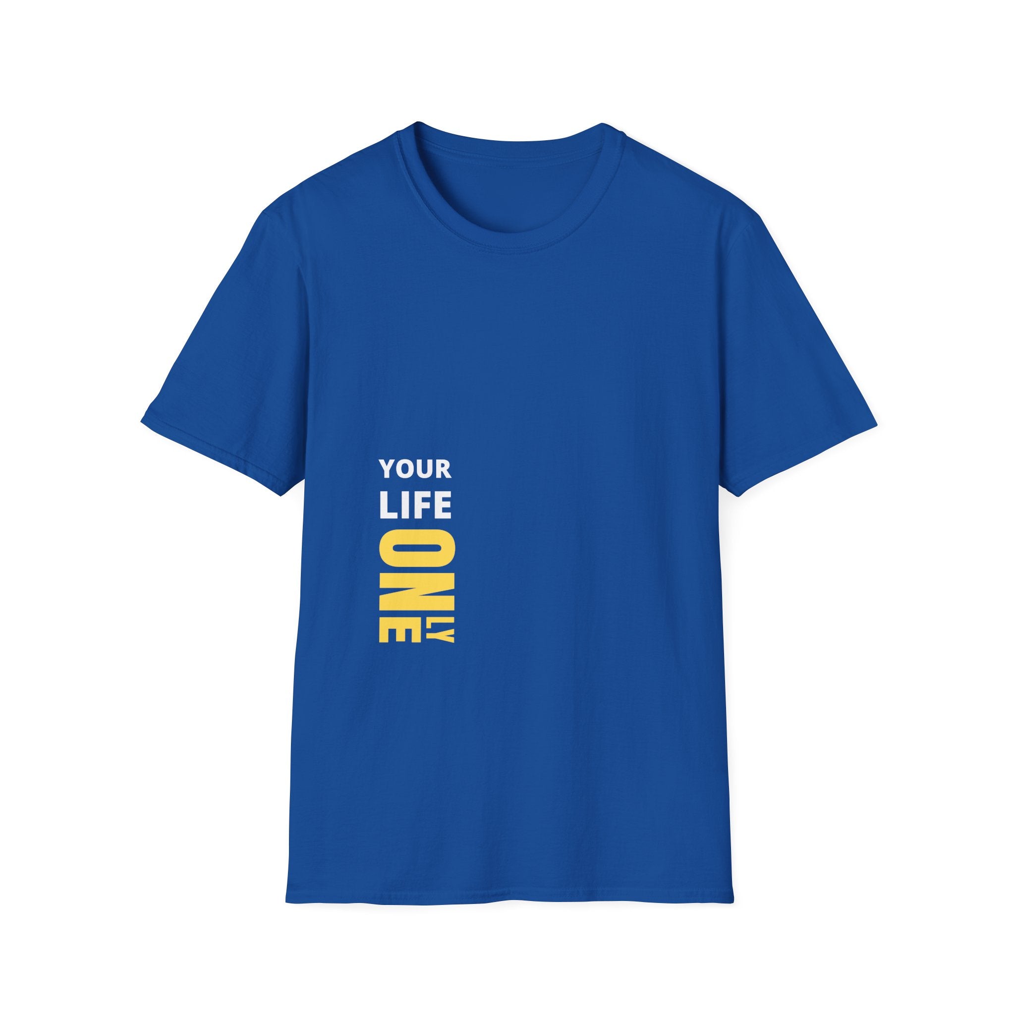 Your Life. One — Motivational Graphic T-Shirt with Yellow Accent