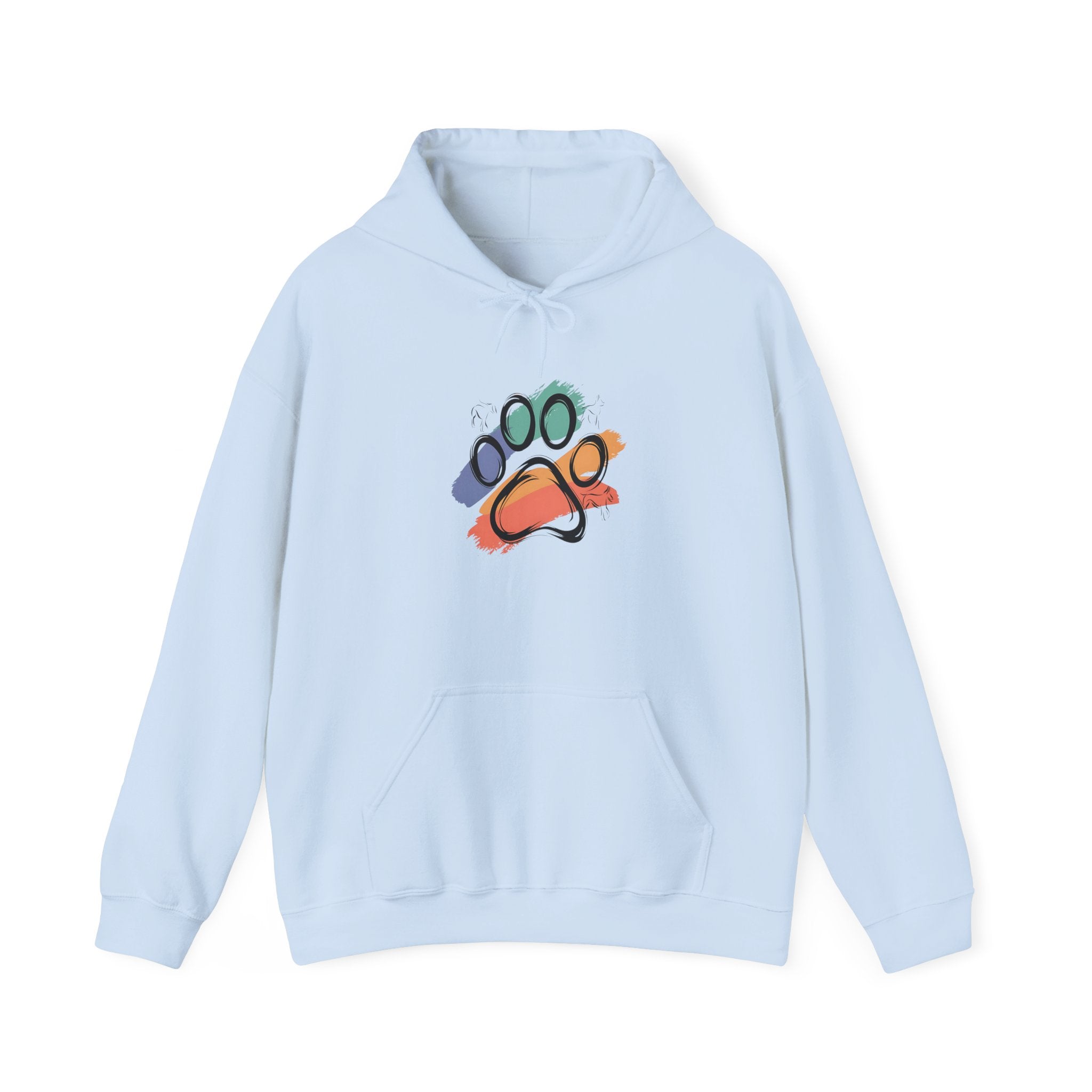 Colorful Paw Print Hoodie for Animal Lovers | Cozy Sweatshirt for Pet Owners | Gift for Dog Lovers | Funny Pet Apparel