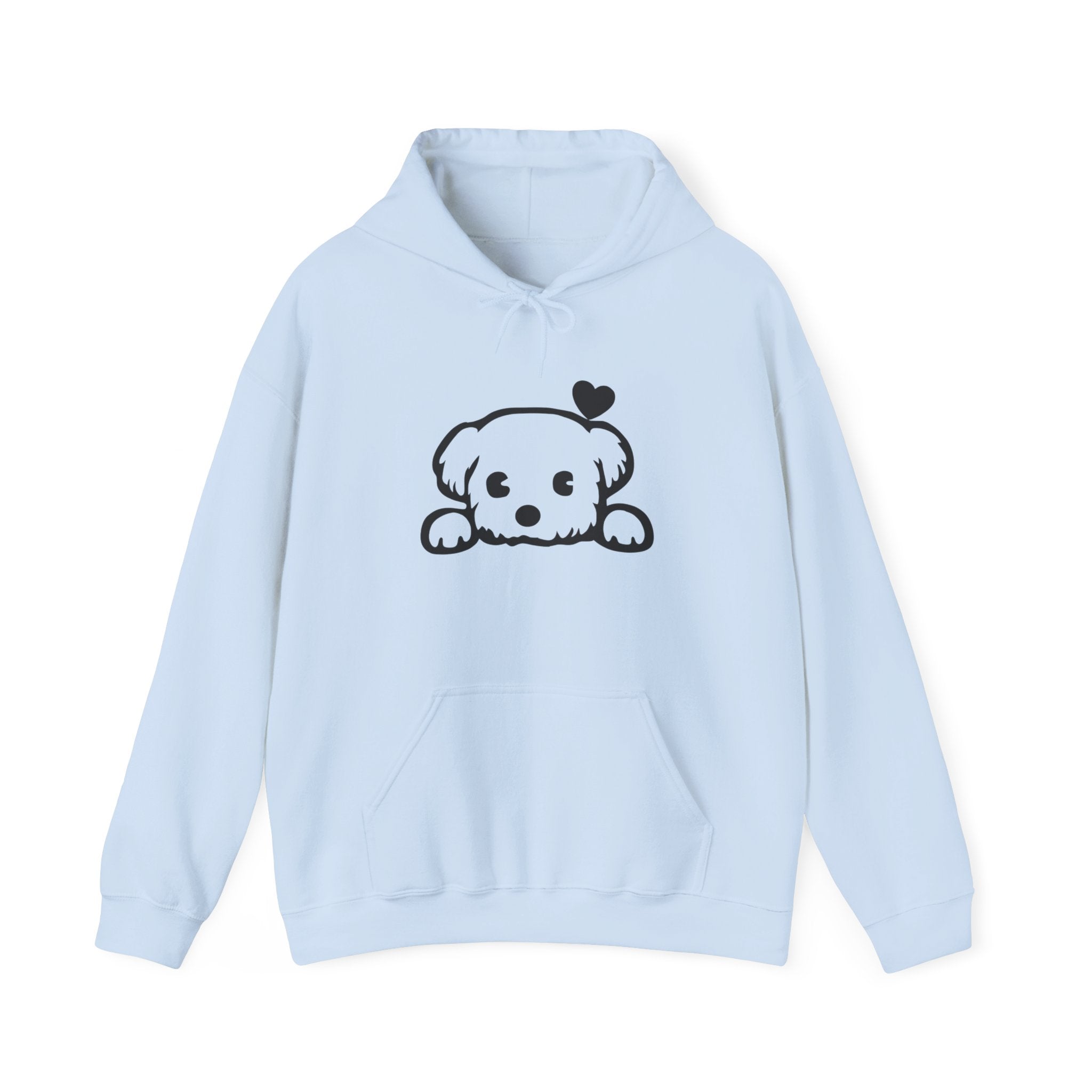 Adorable Puppy Hoodie, Cute Dog Sweatshirt for Pet Lovers, Cozy Unisex Gift, Perfect for Birthdays or Dog Lovers