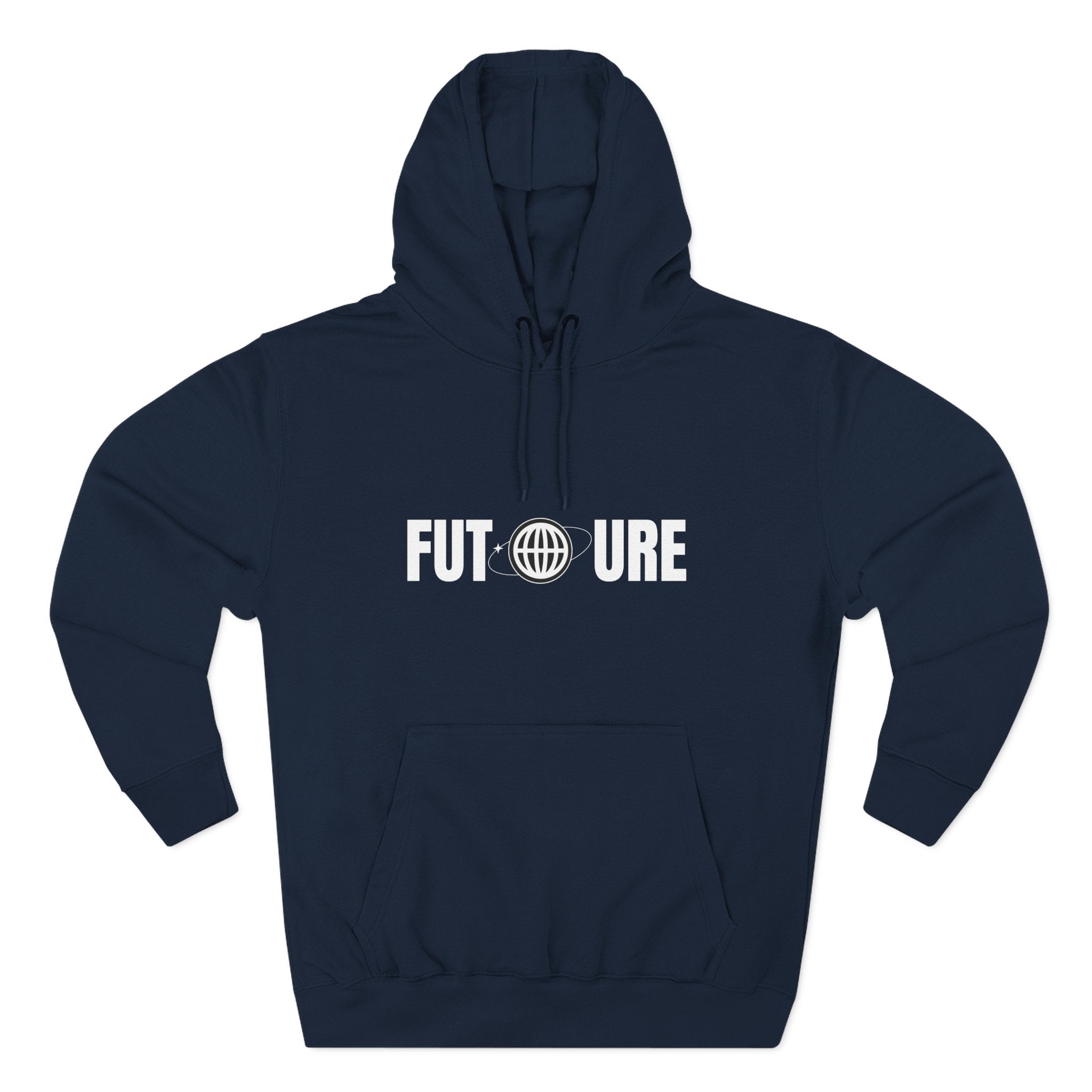 Future Logo Hoodie — Minimalist Graphic Fleece Pullover