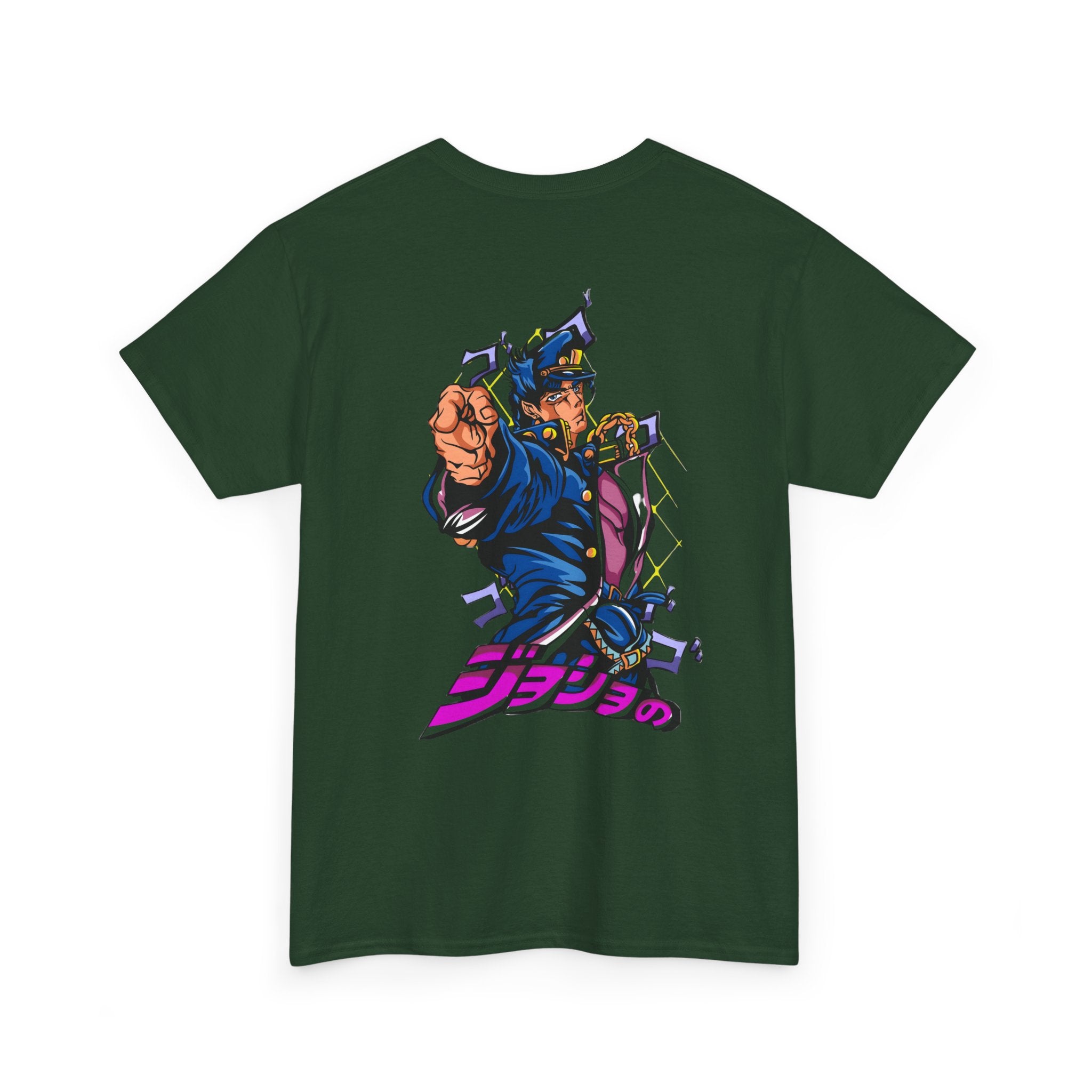 Batman & JoJo's Style Unisex Heavy Cotton Tee, Casual Wear, Graphic Tee, Streetwear, Cool Gift, Anime Shirt
