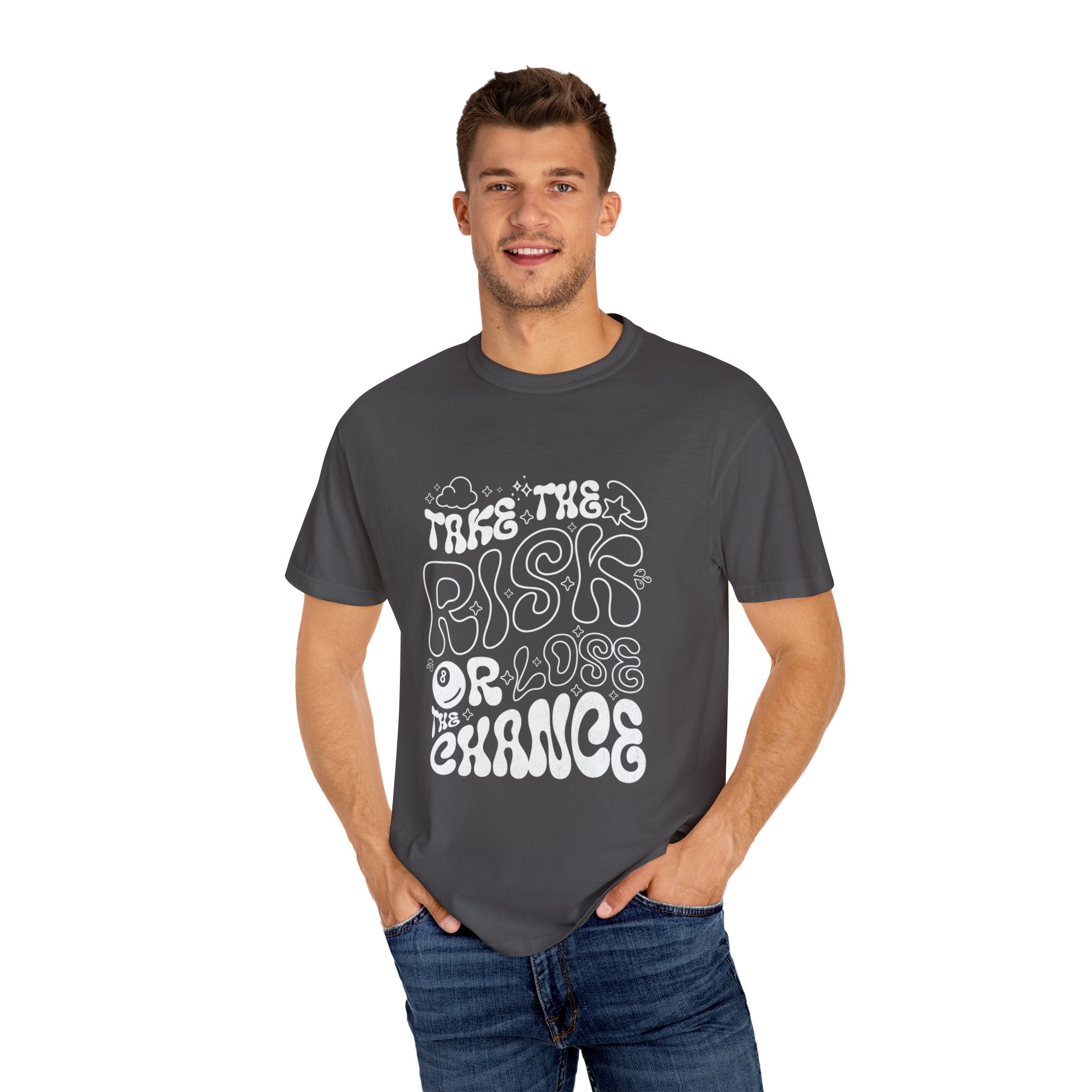 Motivational Unisex T-Shirt: 'Take the Risk or Lose the Chance'