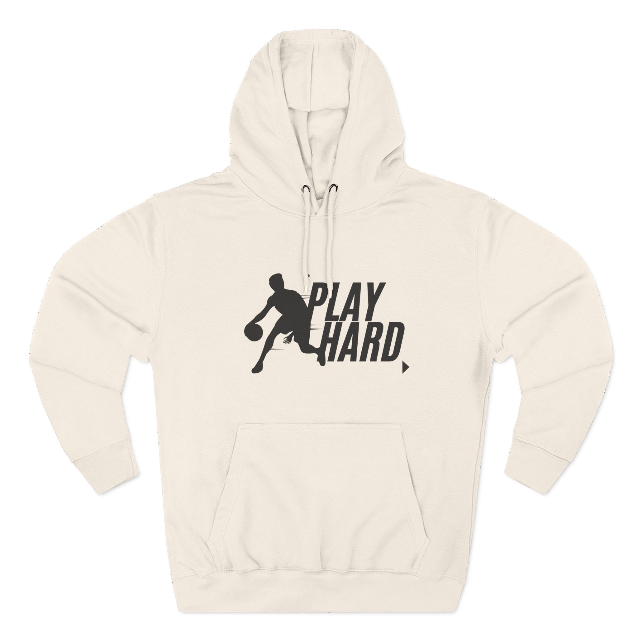 Play Hard Basketball Hoodie - Athletic Sportswear Pullover