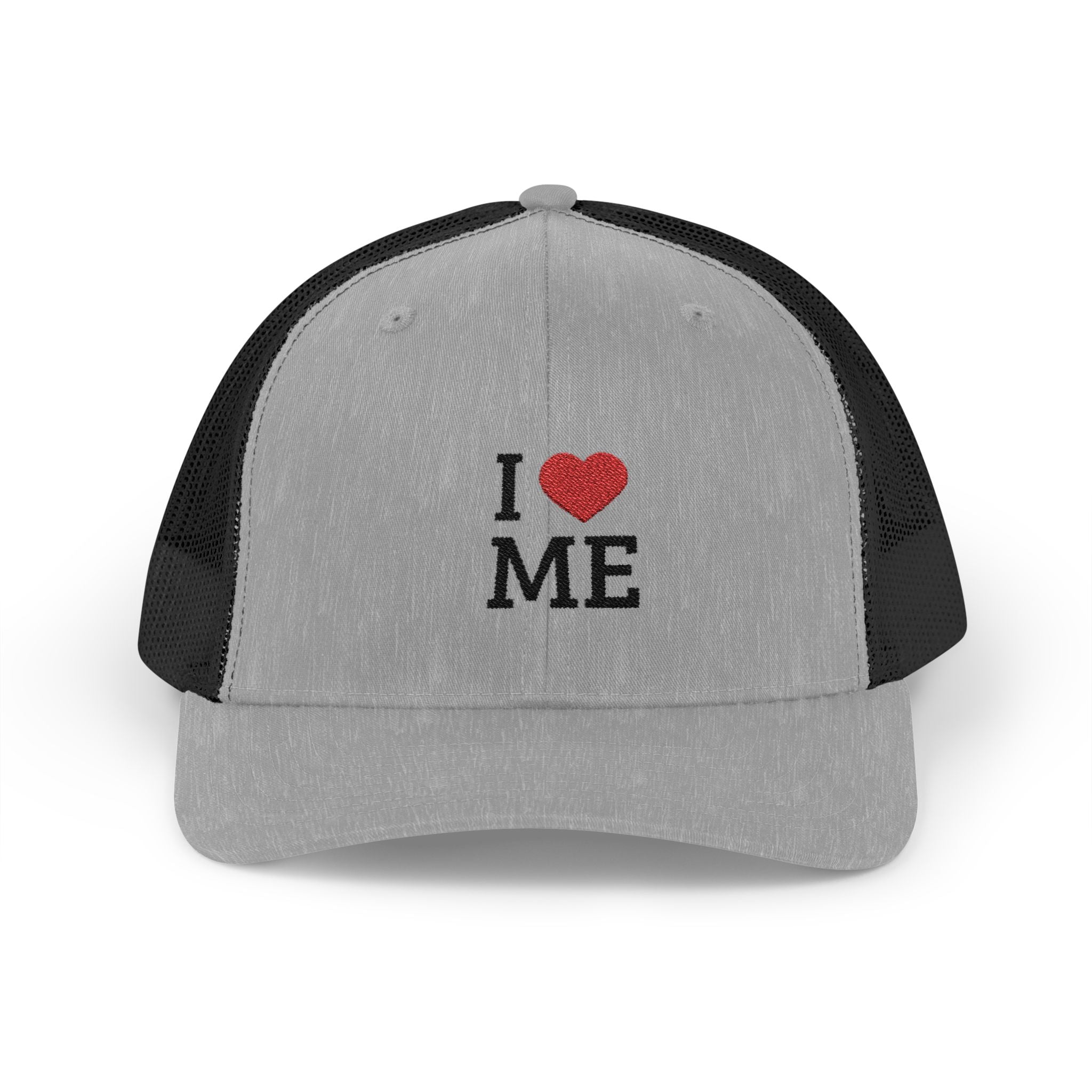 I  ME Embroidered Trucker Cap — Self-Love Snapback Hat