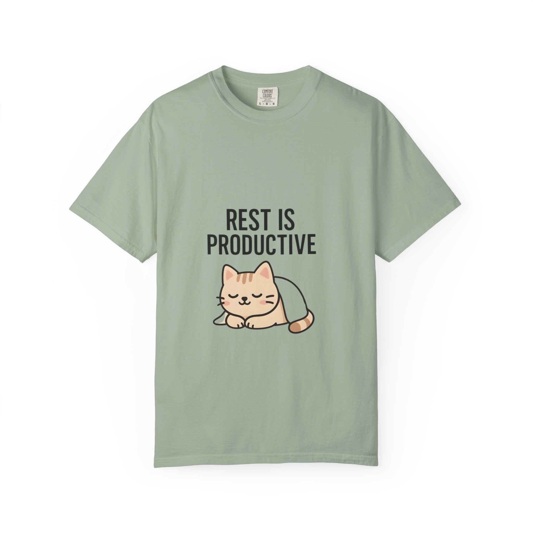 Rest Is Productive Cat T-Shirt