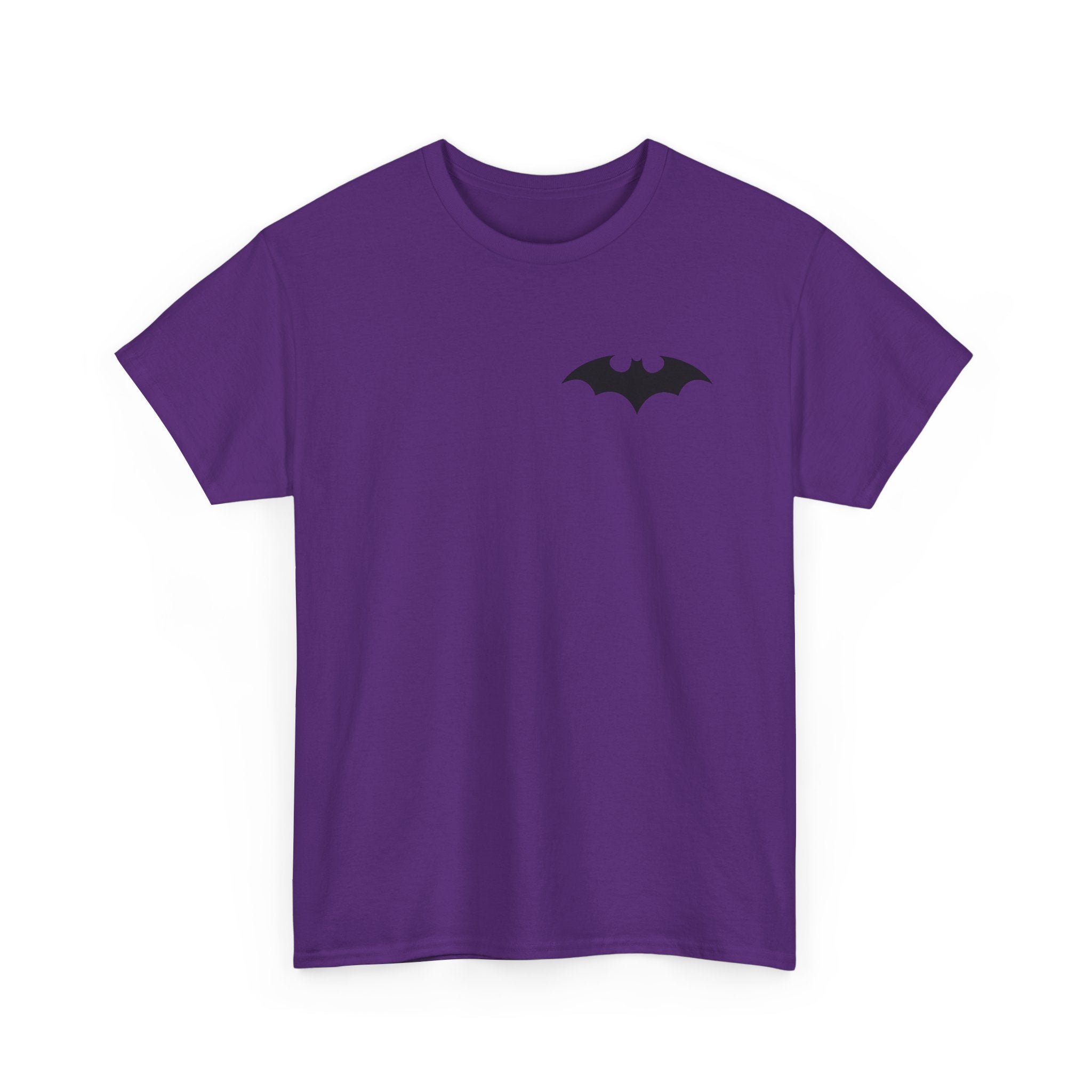 Batman & JoJo's Style Unisex Heavy Cotton Tee, Casual Wear, Graphic Tee, Streetwear, Cool Gift, Anime Shirt