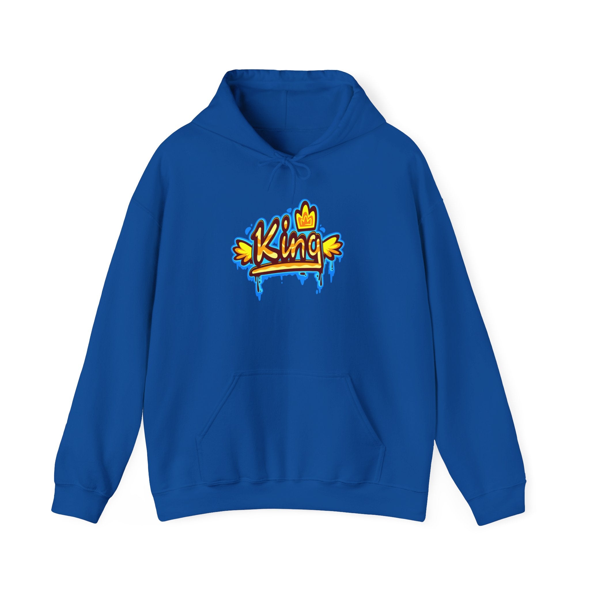 King Hoodie - Unisex Heavy Blend™ Sweatshirt, Casual Wear, Streetwear, Gift for Him, Birthday Gift, Cozy Fashion