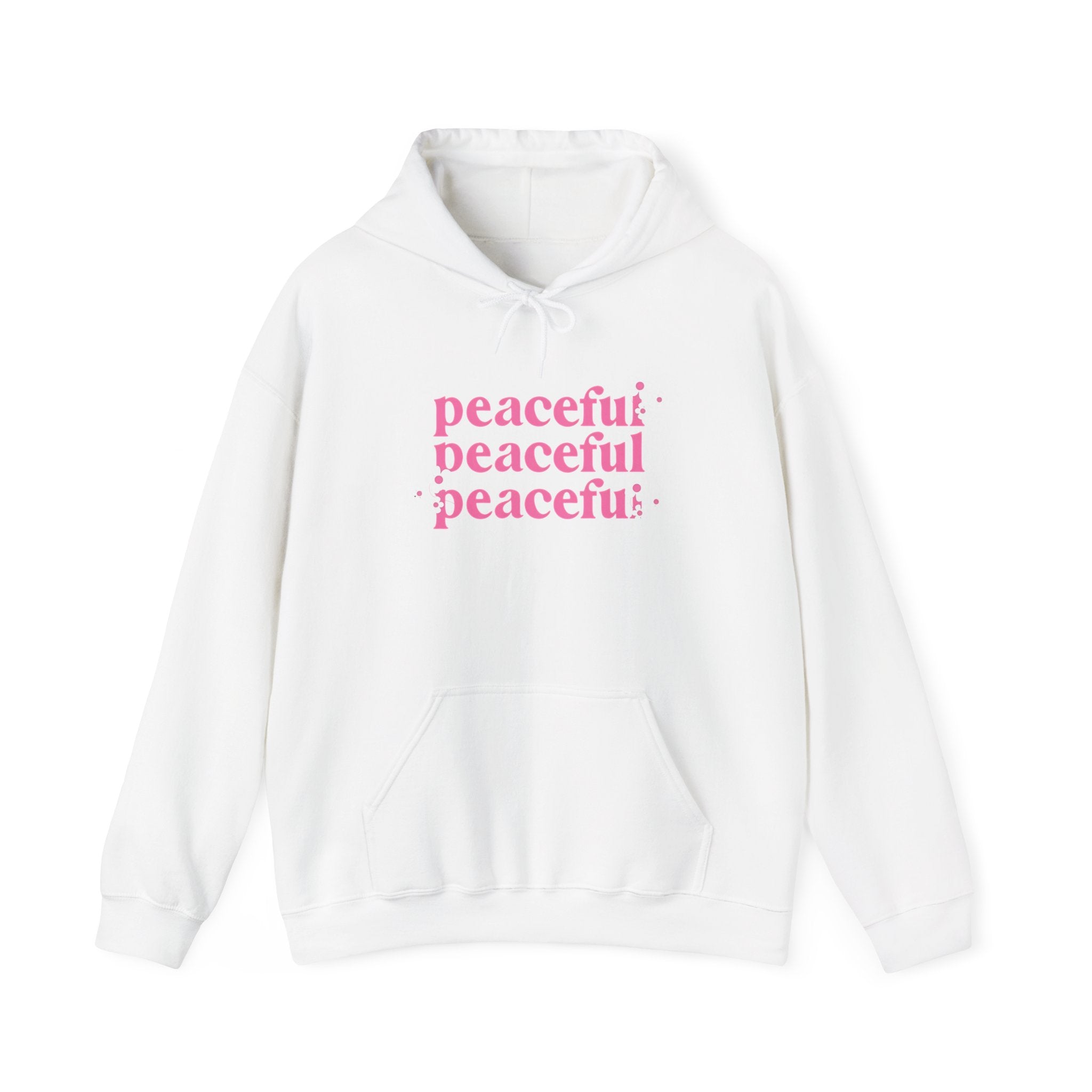 Peaceful Vibes Unisex Hoodie | Cozy Sweatshirt for Relaxation, Ideal Gift for Self-Care, Mindfulness, Casual Wear