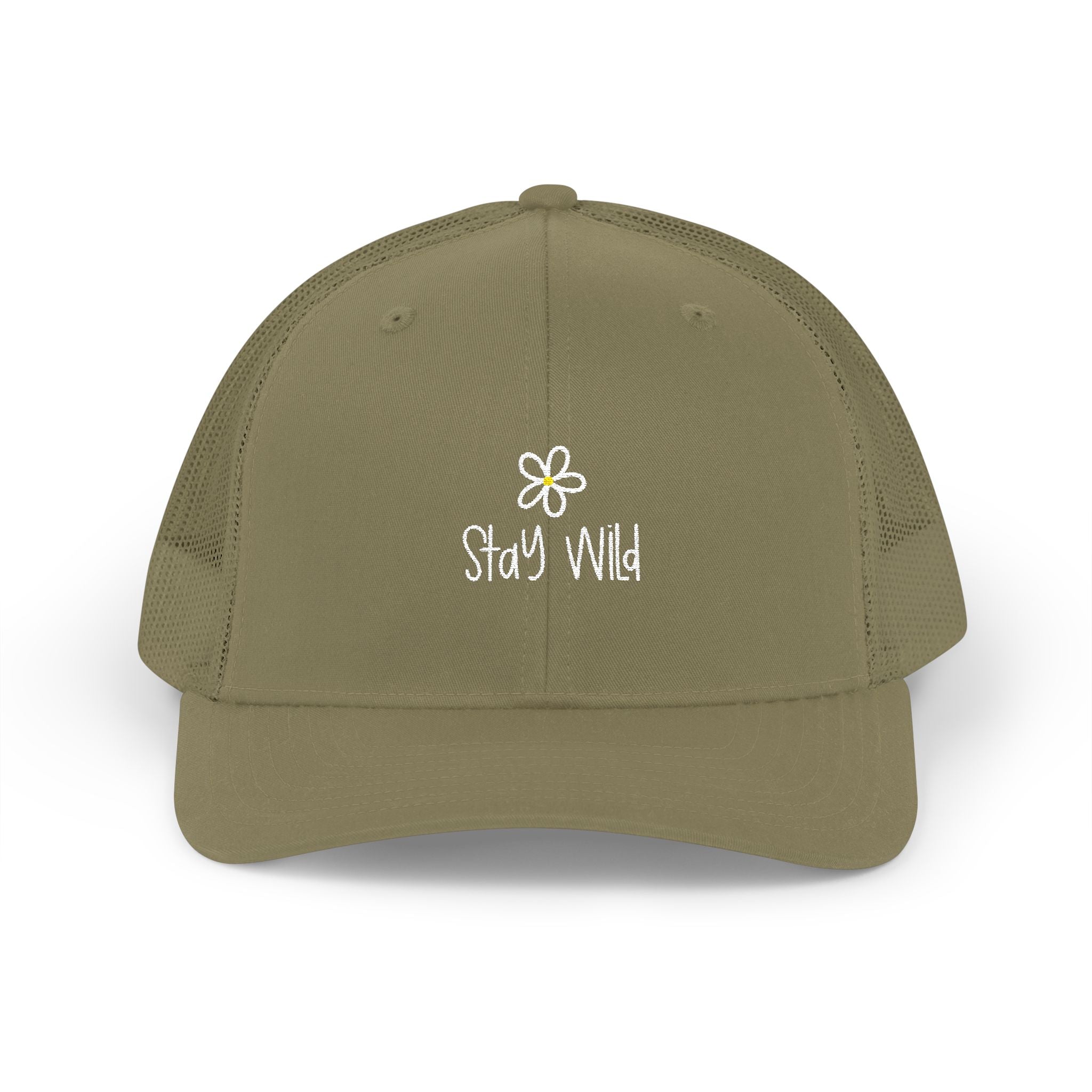 Stay Wild Embroidered Trucker Cap