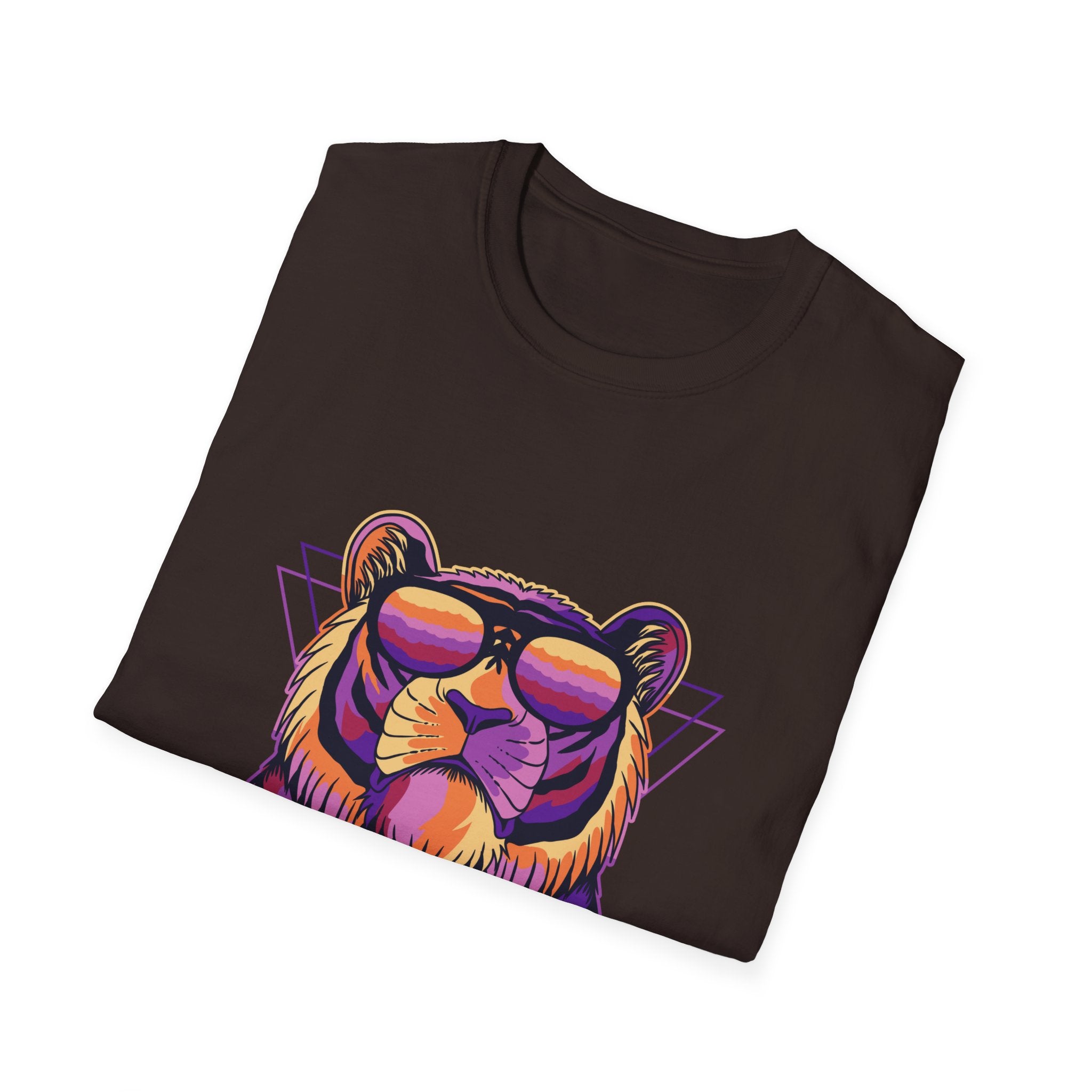 Neon Sunglasses Tiger T-Shirt