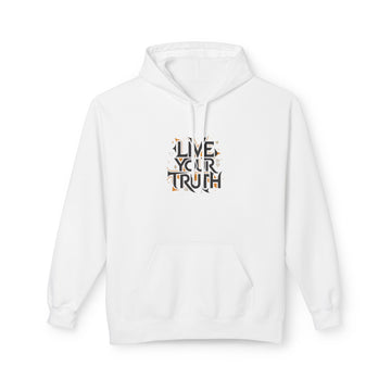 Live Your Truth Hoodie — Inspirational Graphic Pullover for Self-Expression