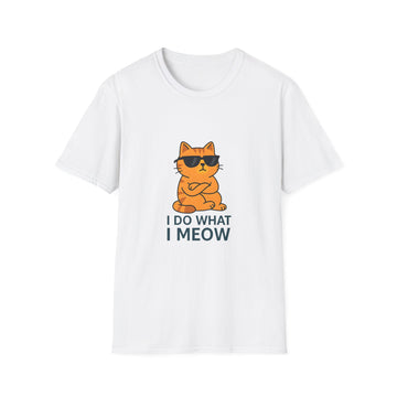 I Do What I Meow Cat T-Shirt — Funny Cool Cat Graphic Tee