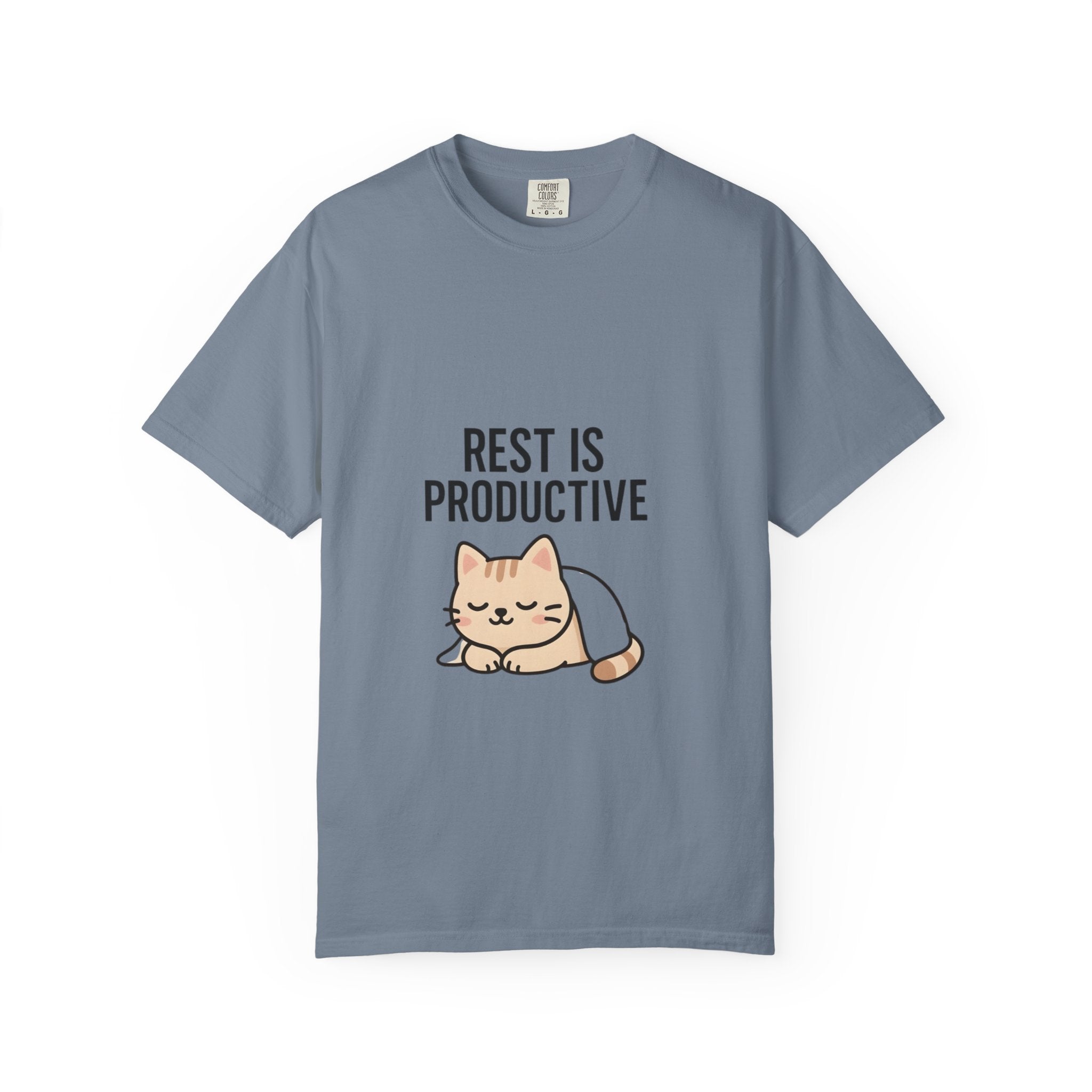 Rest Is Productive Cat T-Shirt