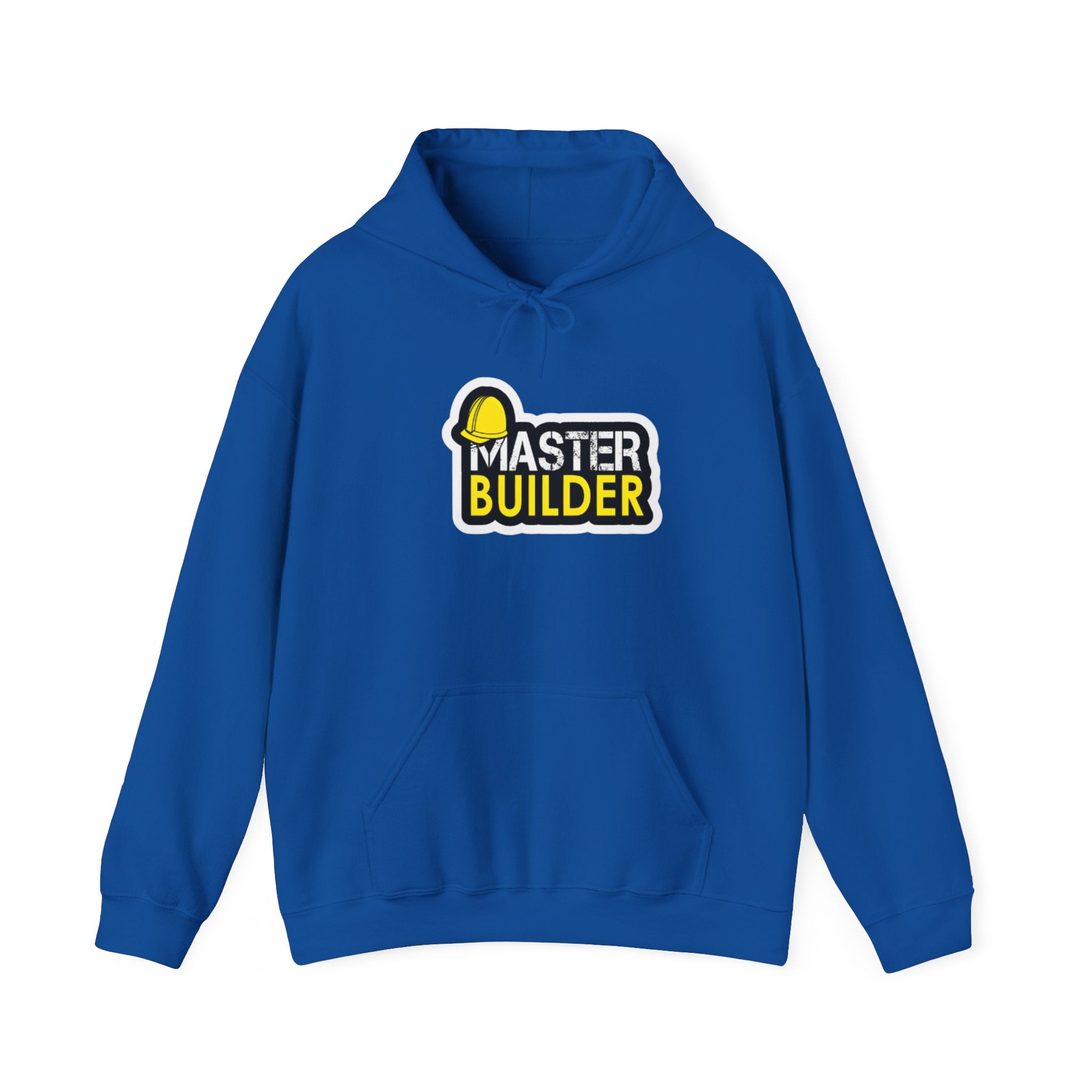 Master Builder Hoodie — Construction Worker Hard Hat Graphic Sweatshirt