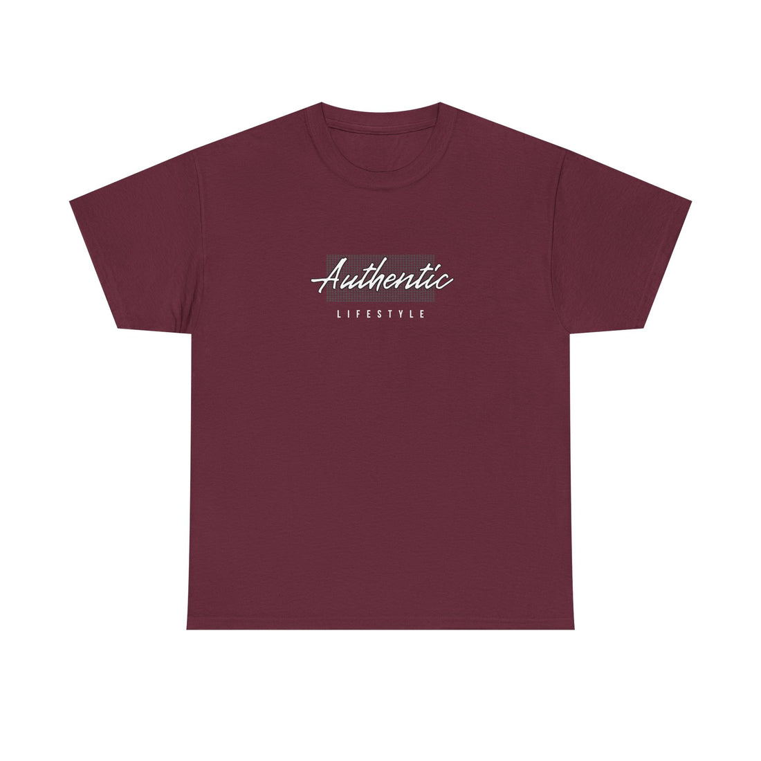 Authentic Lifestyle T-Shirt — Minimal Script Graphic Tee