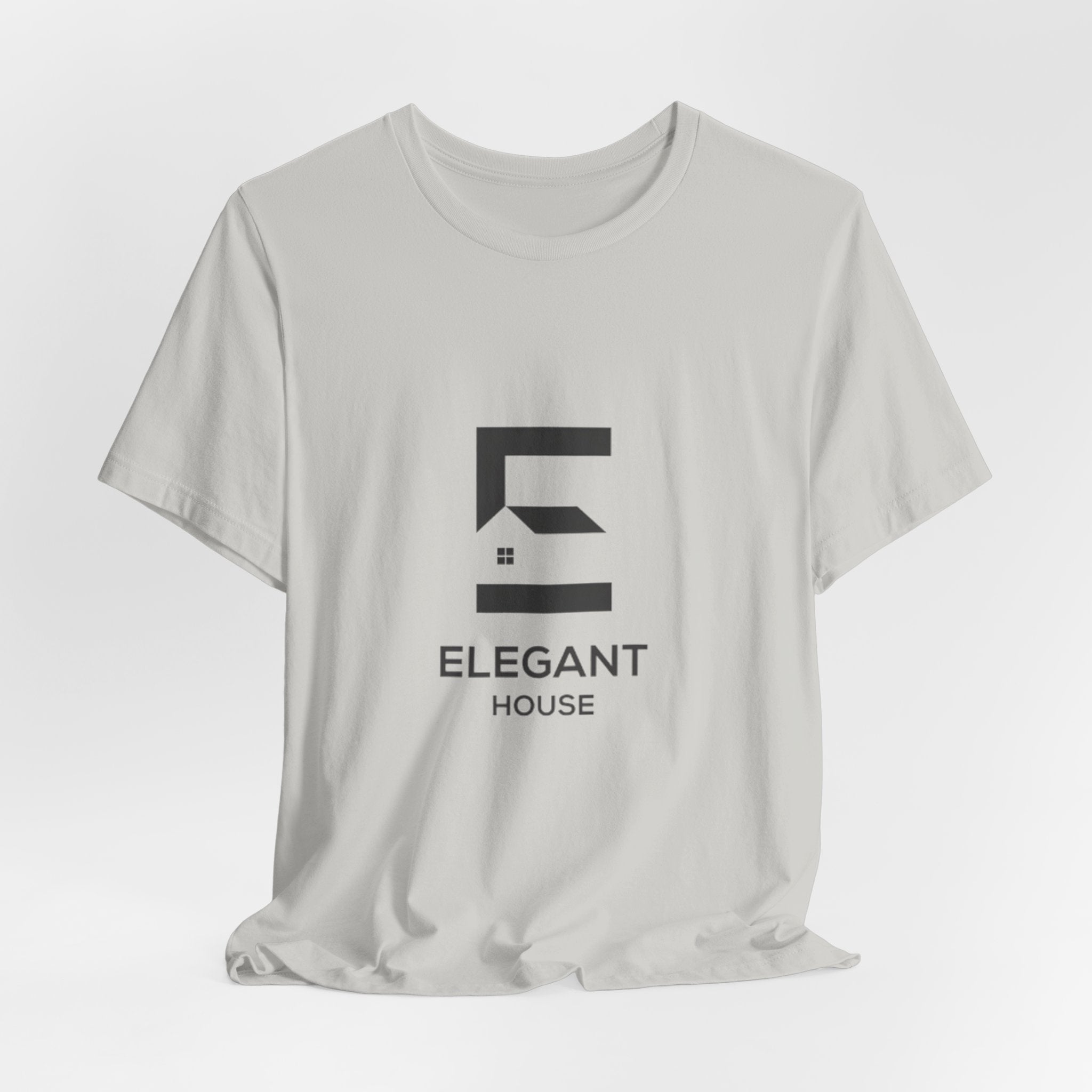 Elegant House Logo T-Shirt — Minimal Real Estate Branding Tee
