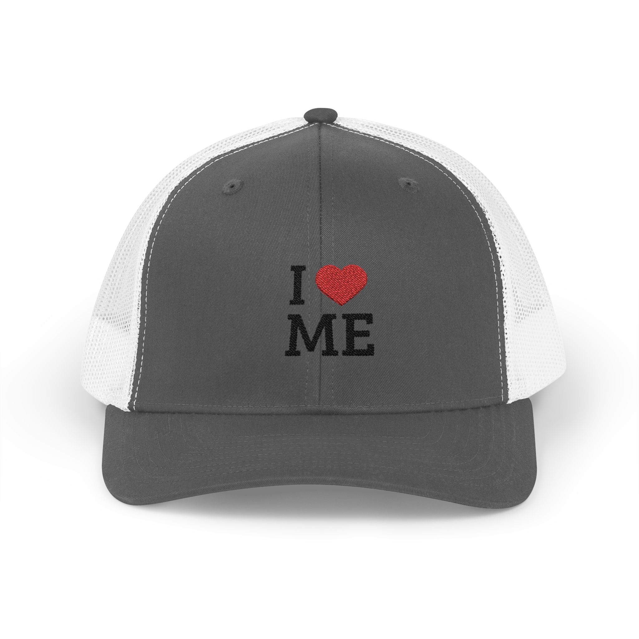 I  ME Embroidered Trucker Cap — Self-Love Snapback Hat