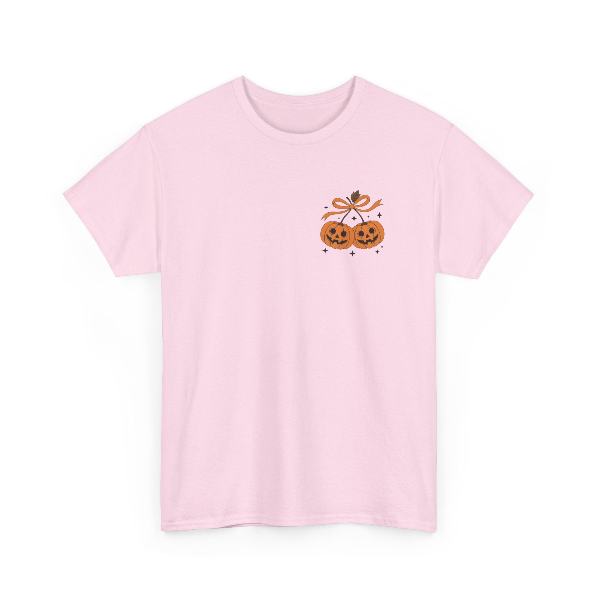 Halloween Ghost & Pumpkin Tee, Unisex Halloween Shirt, Spooky T-Shirt, Fall Fashion, Trick or Treat Top, Seasonal Apparel