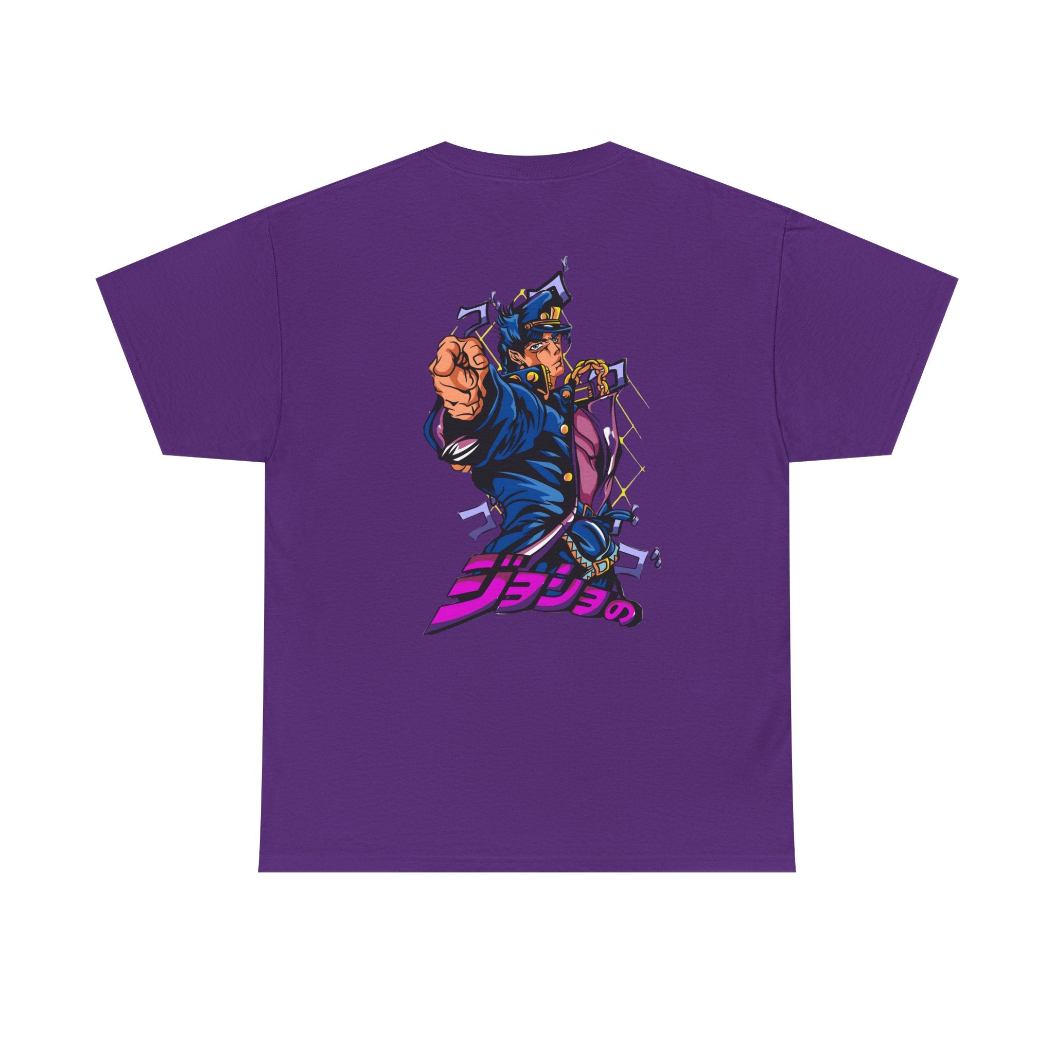 Batman & JoJo's Style Unisex Heavy Cotton Tee, Casual Wear, Graphic Tee, Streetwear, Cool Gift, Anime Shirt