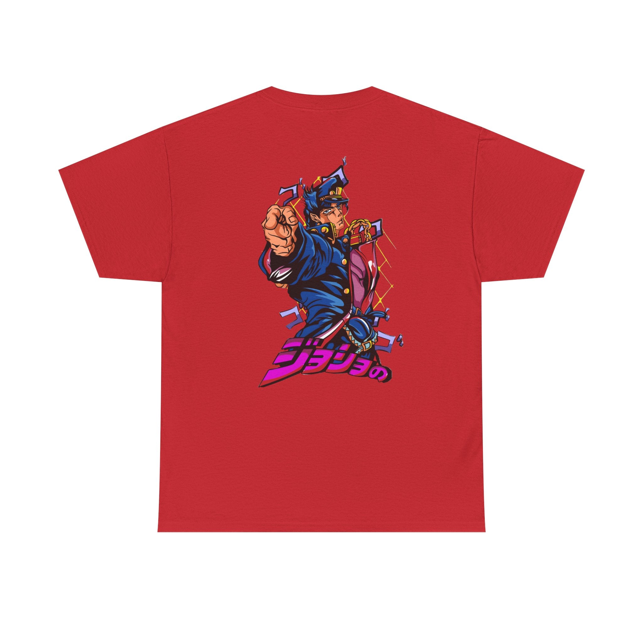 Batman & JoJo's Style Unisex Heavy Cotton Tee, Casual Wear, Graphic Tee, Streetwear, Cool Gift, Anime Shirt