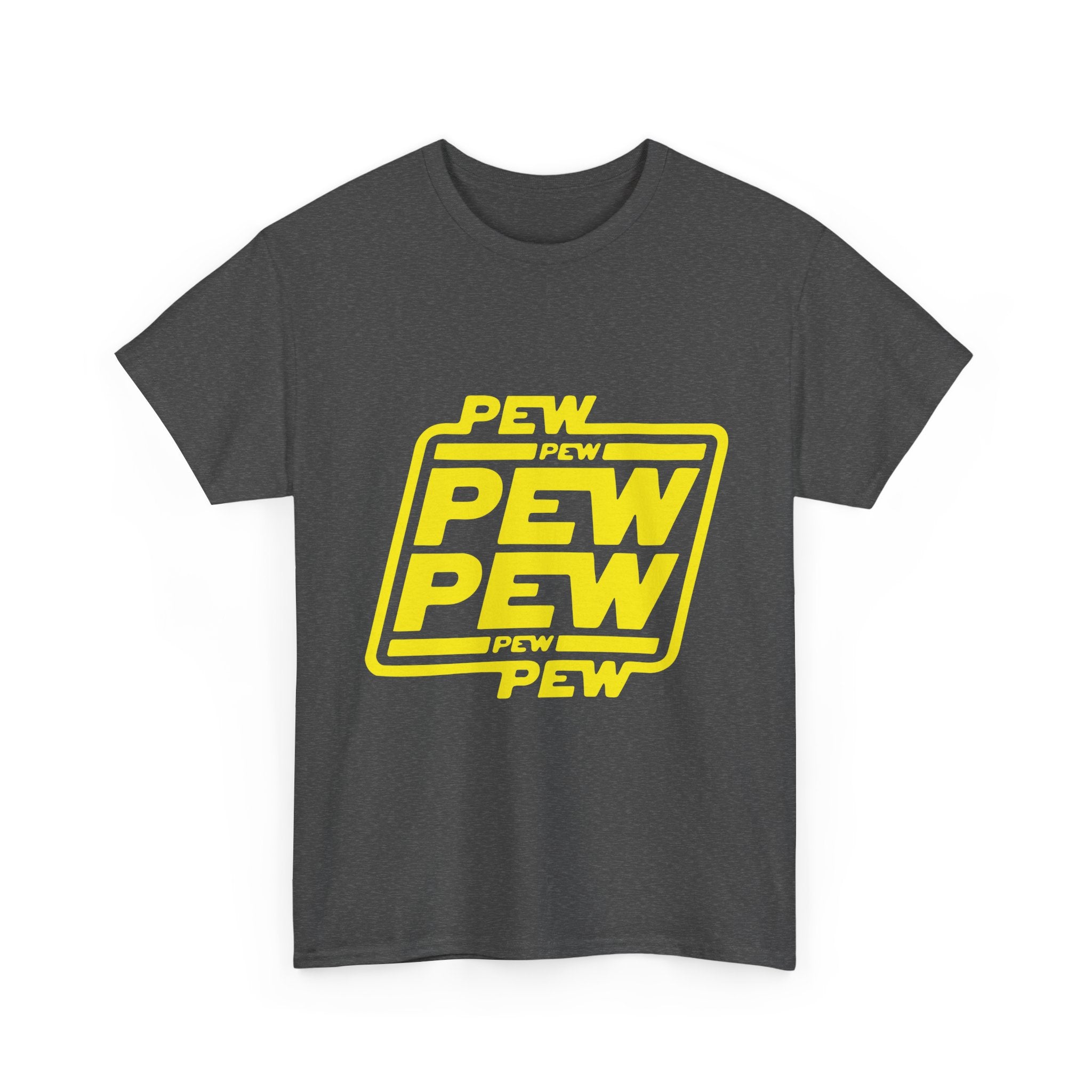 Playful Pew Pew Tee, Graphic T-Shirt, Casual Humor Top, Gift for Gamers, Unisex Cotton Tee, Fun Statement Shirt