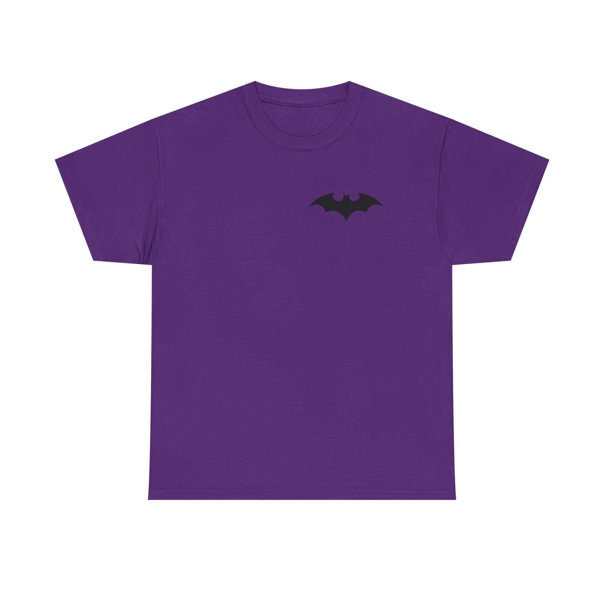 Batman & JoJo's Style Unisex Heavy Cotton Tee, Casual Wear, Graphic Tee, Streetwear, Cool Gift, Anime Shirt