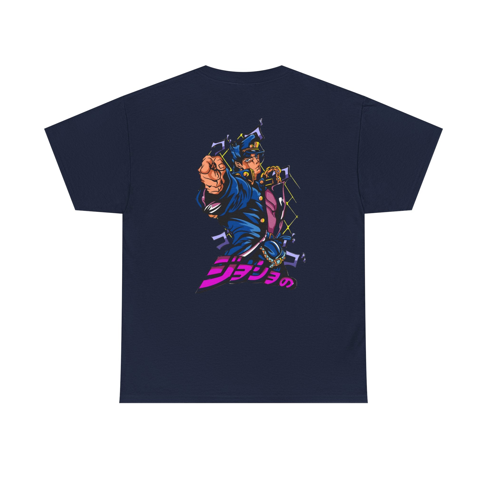 Batman & JoJo's Style Unisex Heavy Cotton Tee, Casual Wear, Graphic Tee, Streetwear, Cool Gift, Anime Shirt