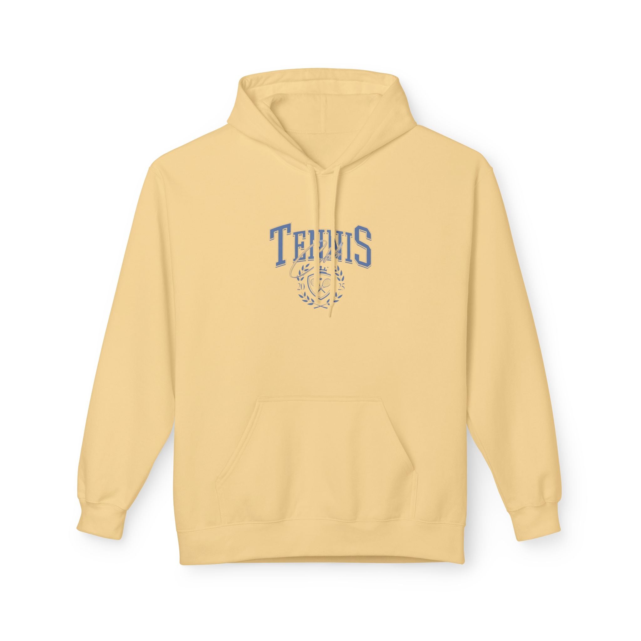 Tennis Hoodie — Vintage Court Graphic Sweatshirt