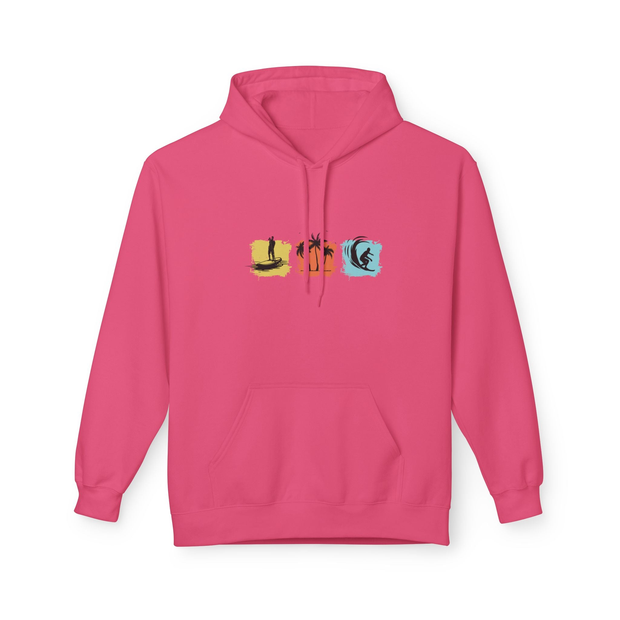 Vacation Graphic Hoodie — Retro Sunset Beach Pullover