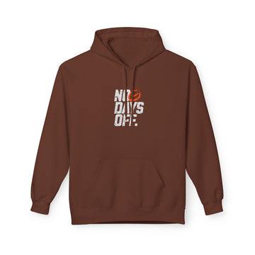No Days Off Hoodie — Motivational Gym Fitness Pullover