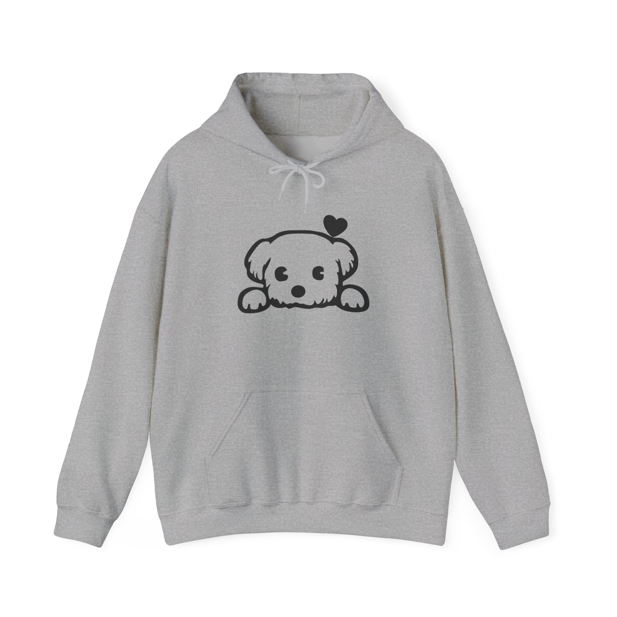 Adorable Puppy Hoodie, Cute Dog Sweatshirt for Pet Lovers, Cozy Unisex Gift, Perfect for Birthdays or Dog Lovers