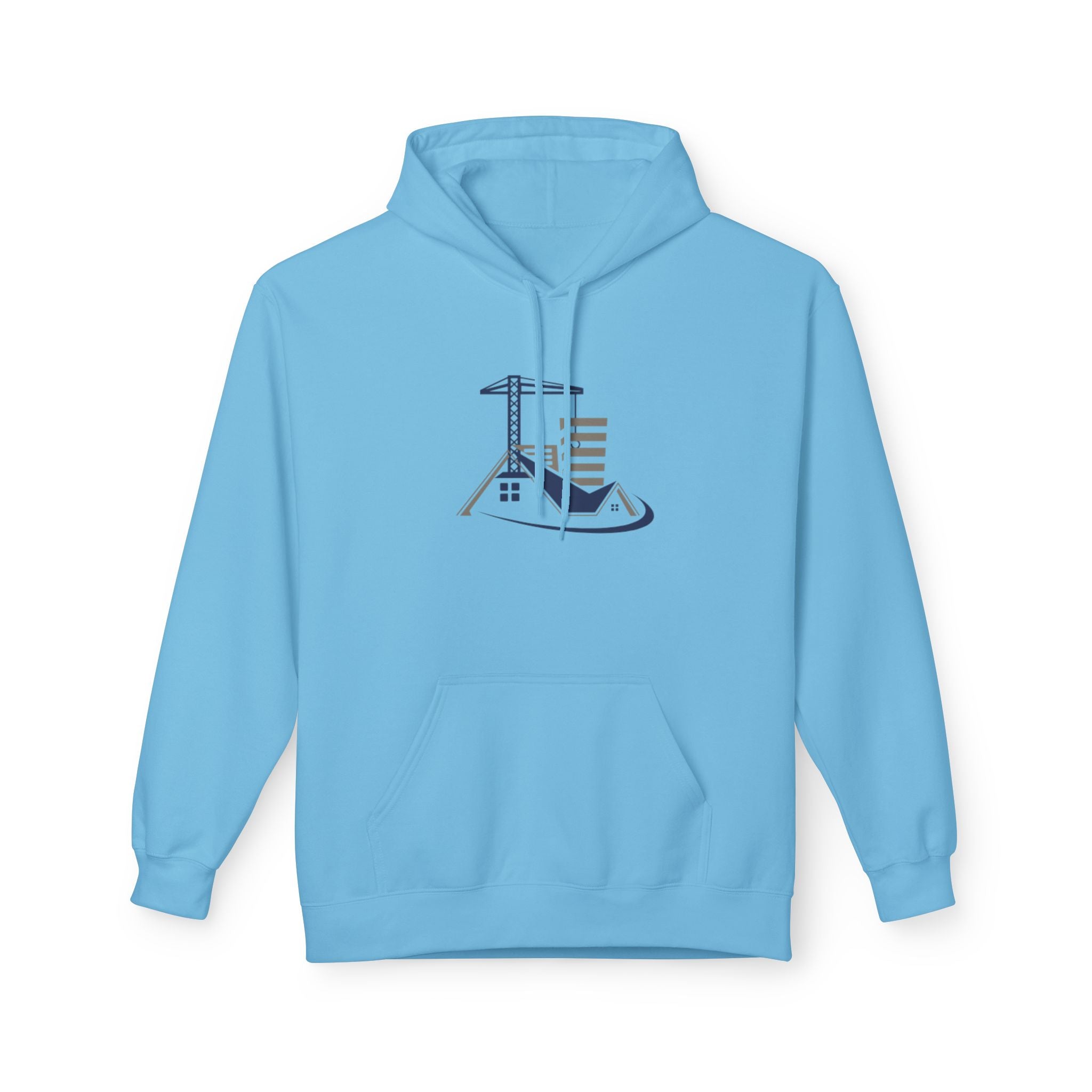 Coastal Lighthouse Hoodie — Minimal Nautical Beach House Graphic
