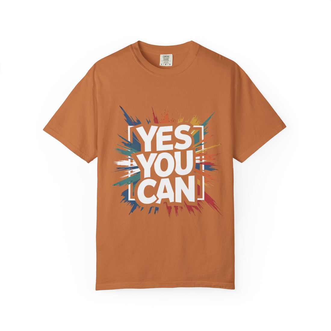 Motivational Unisex T-Shirt - 'YES YOU CAN' - Inspirational Apparel for Everyday Confidence