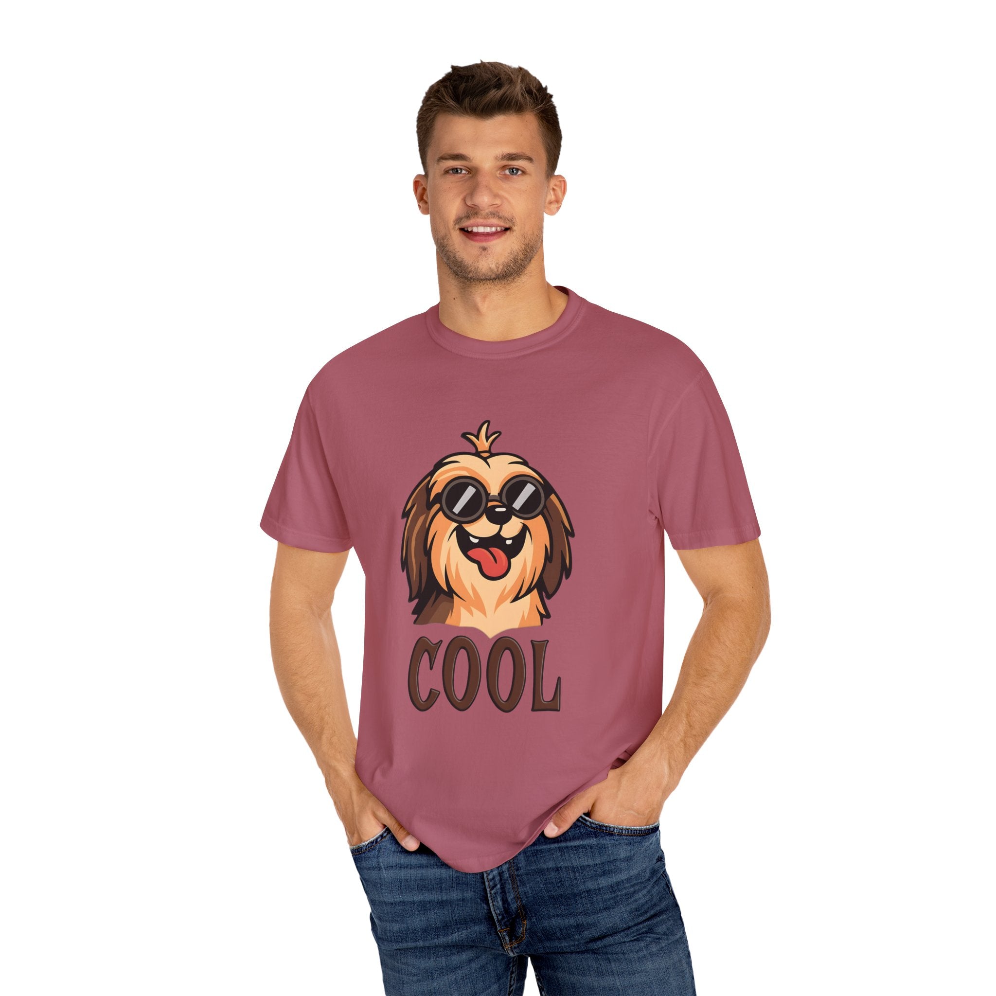 Cool Dog Graphic T-Shirt, Unisex Pet Lover Tee, Fashionable Casual Wear, Gift for Dog Owners, Summer Wardrobe Essential