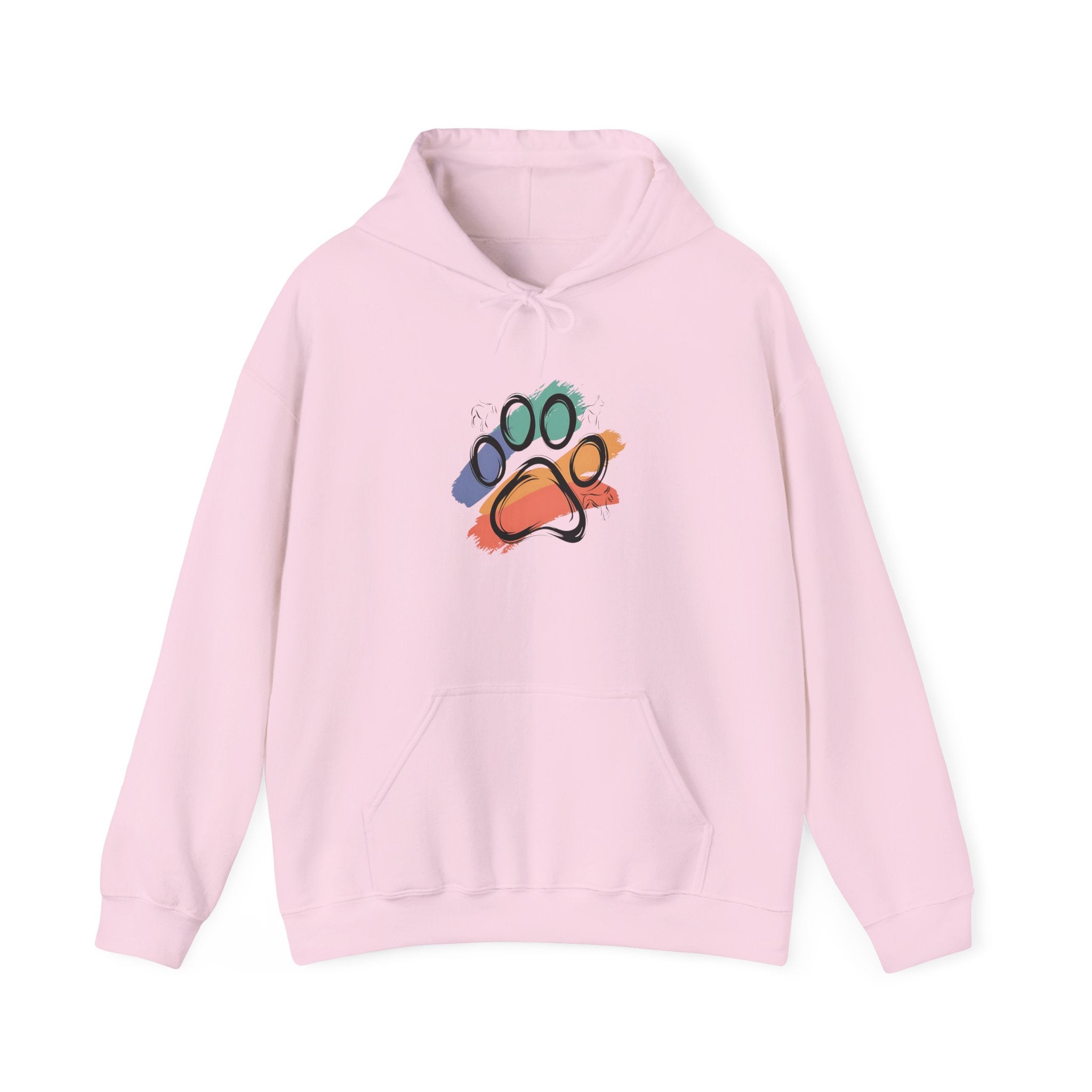 Colorful Paw Print Hoodie for Animal Lovers | Cozy Sweatshirt for Pet Owners | Gift for Dog Lovers | Funny Pet Apparel