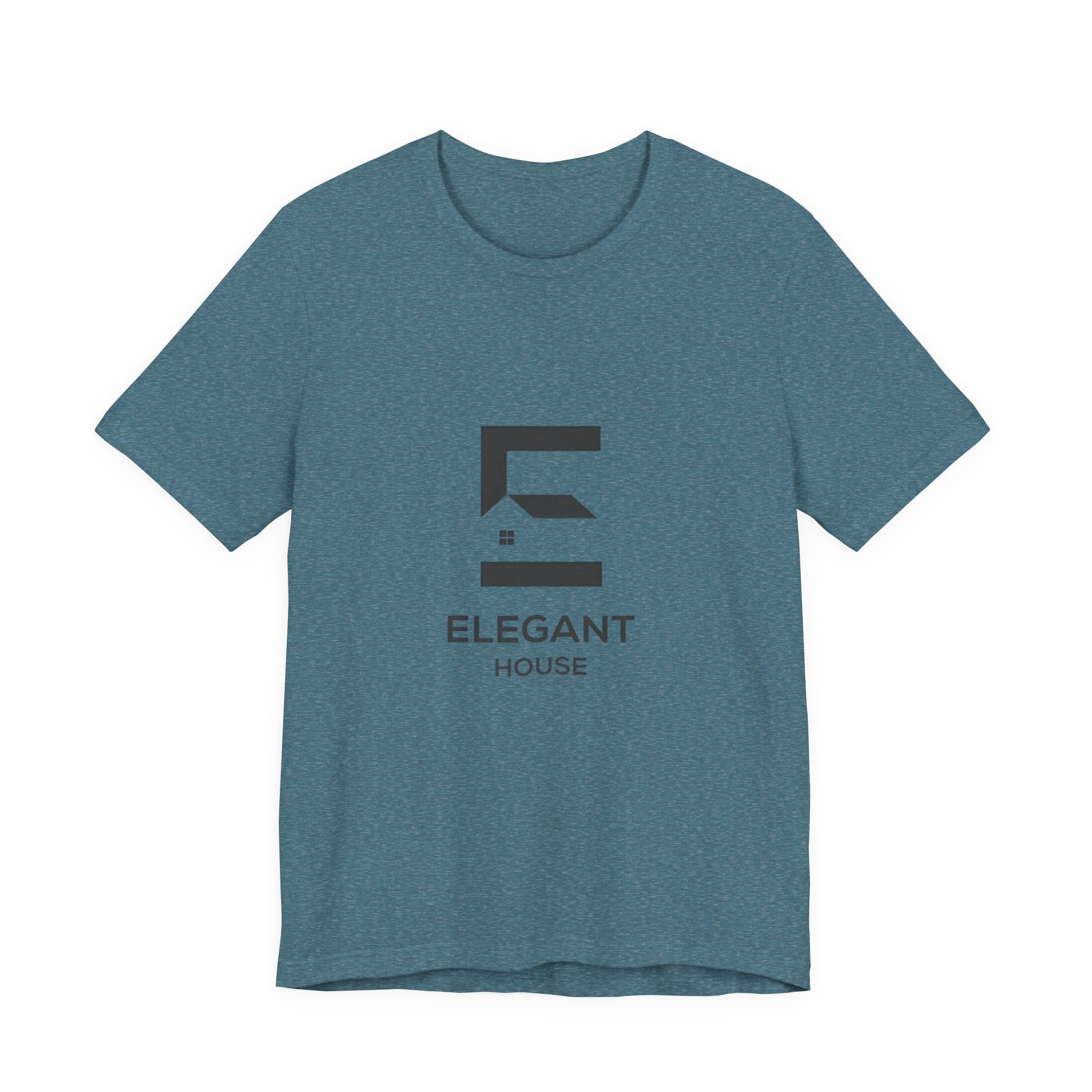 Elegant House Logo T-Shirt — Minimal Real Estate Branding Tee