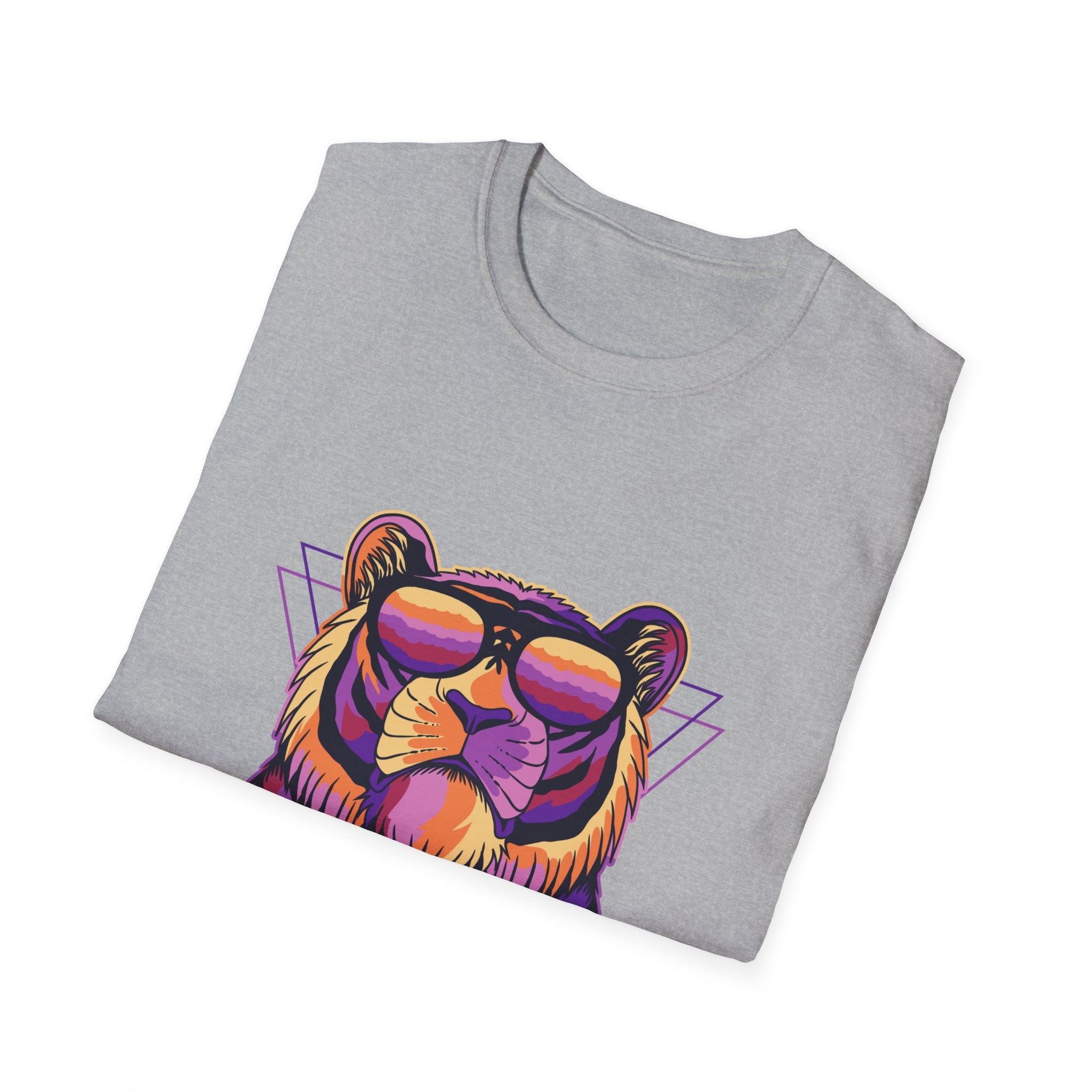 Neon Sunglasses Tiger T-Shirt