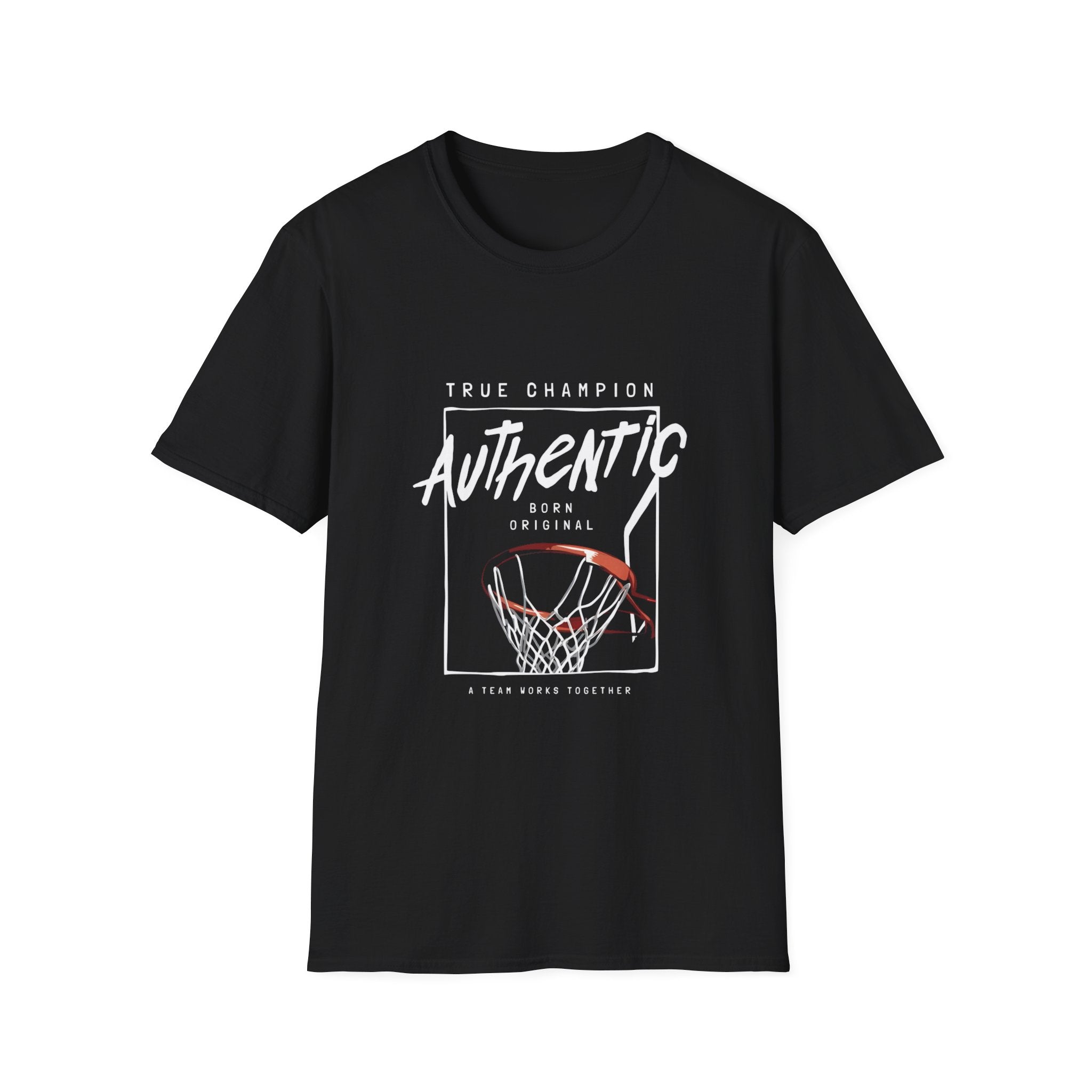 Authentic Hoop Basketball T-Shirt — True Champion Graphic Tee